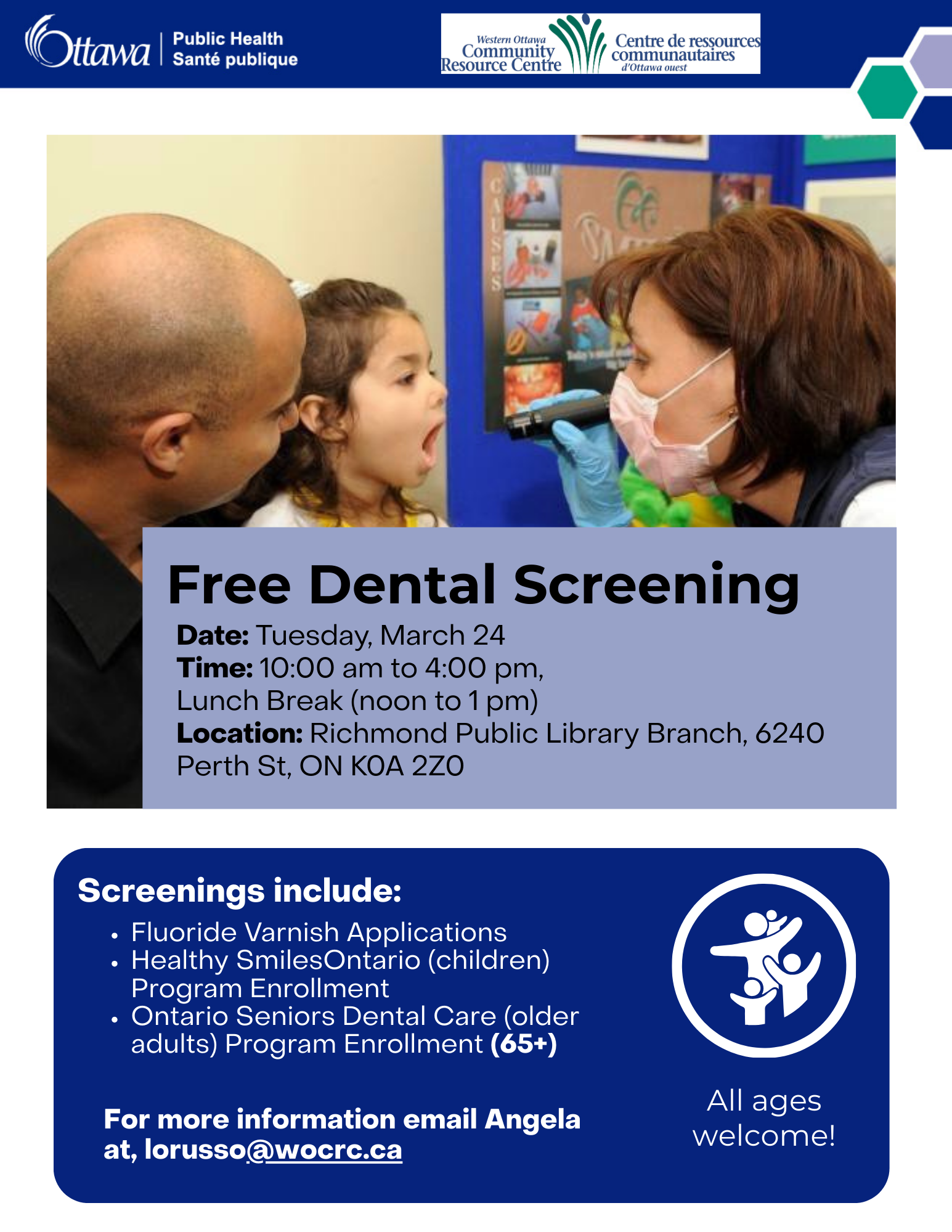 Free Dental Screening in Richmond
