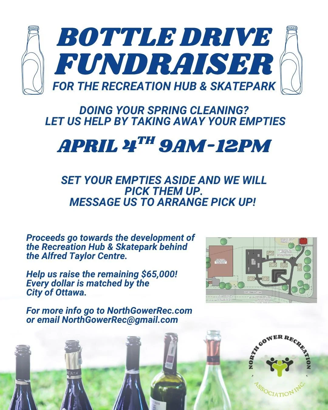 The North Gower Recreation Association Bottle Drive
