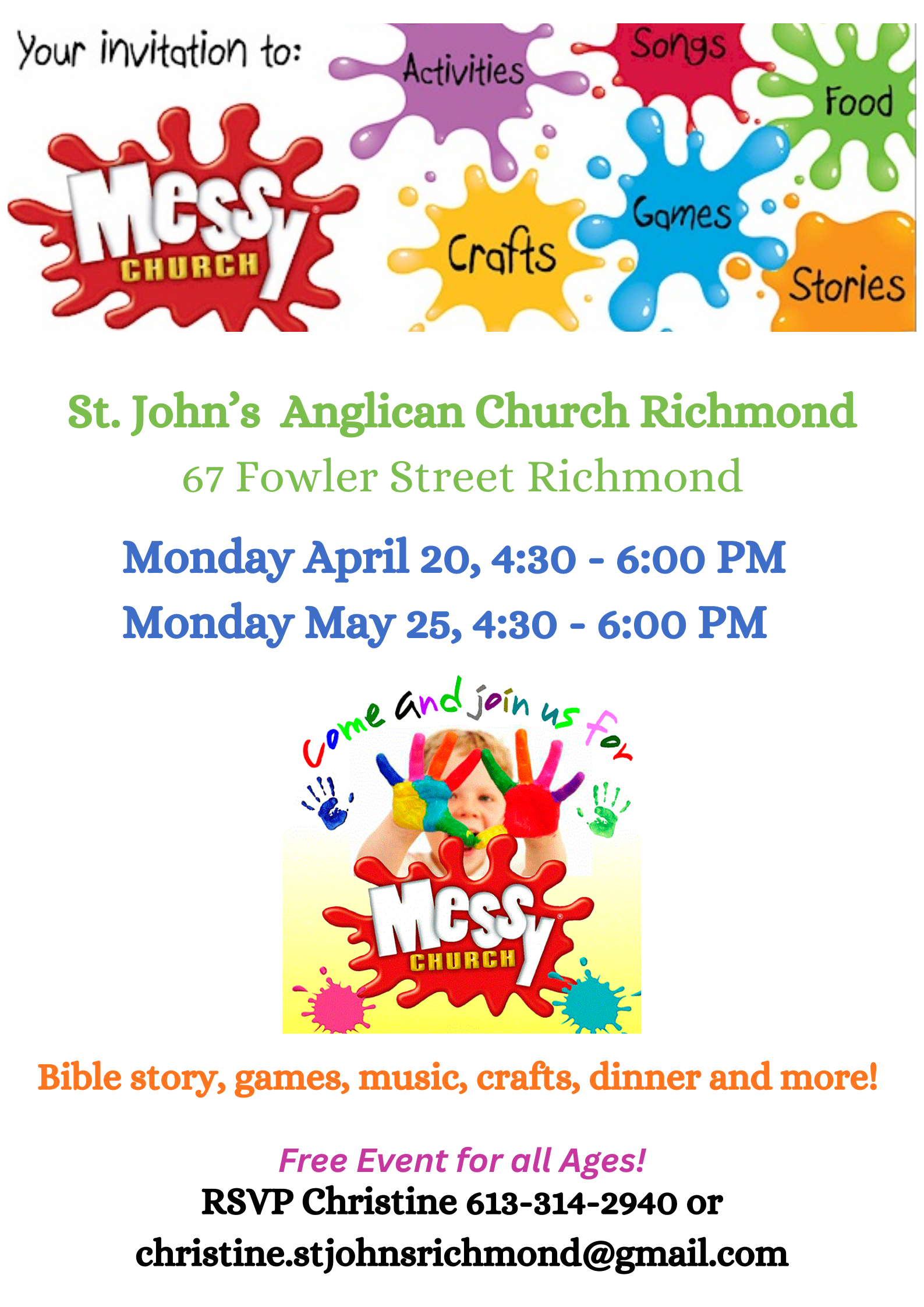 St John's Anglican Church Richmond Messy Church