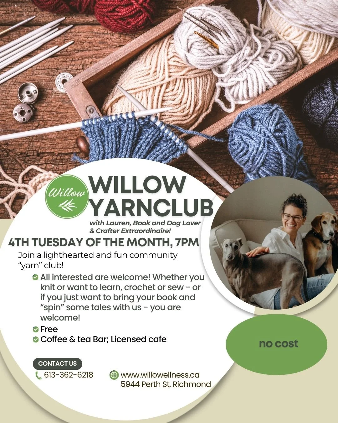 Yarn Club at Willow Wellness 