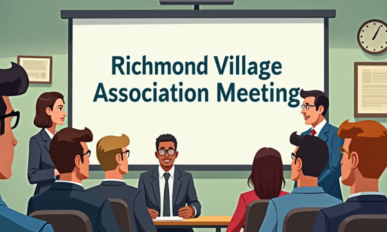 Richmond Village Association's Monthly Meeting 