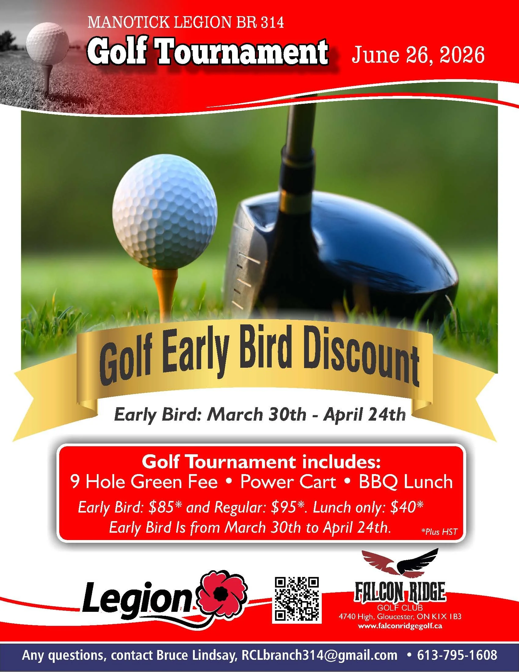 Manotick Legion Golf Tournament 