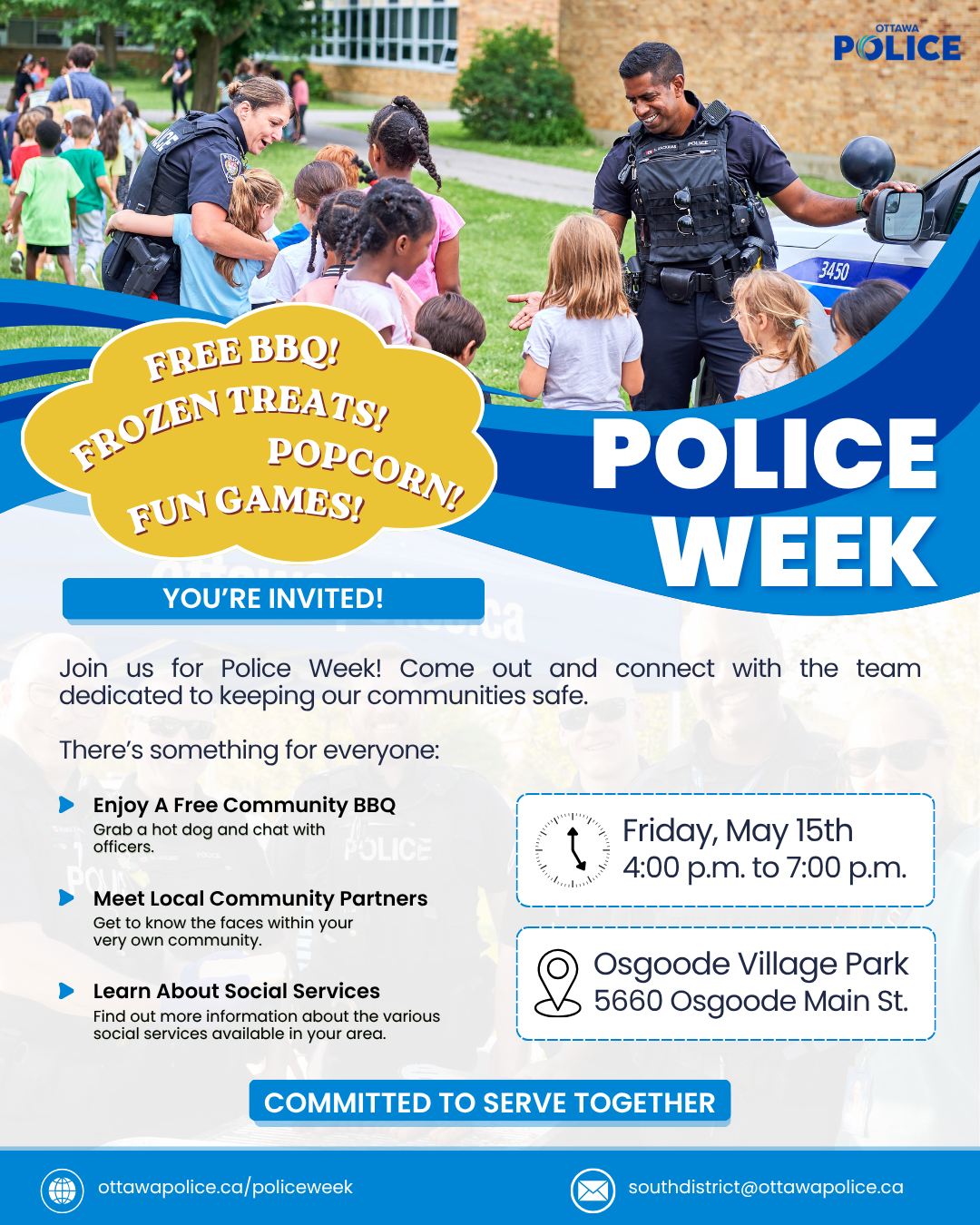 Police Week Community BBQ in Osgoode