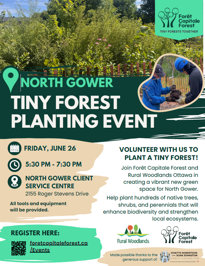 Tiny Forest Planting in North Gower 