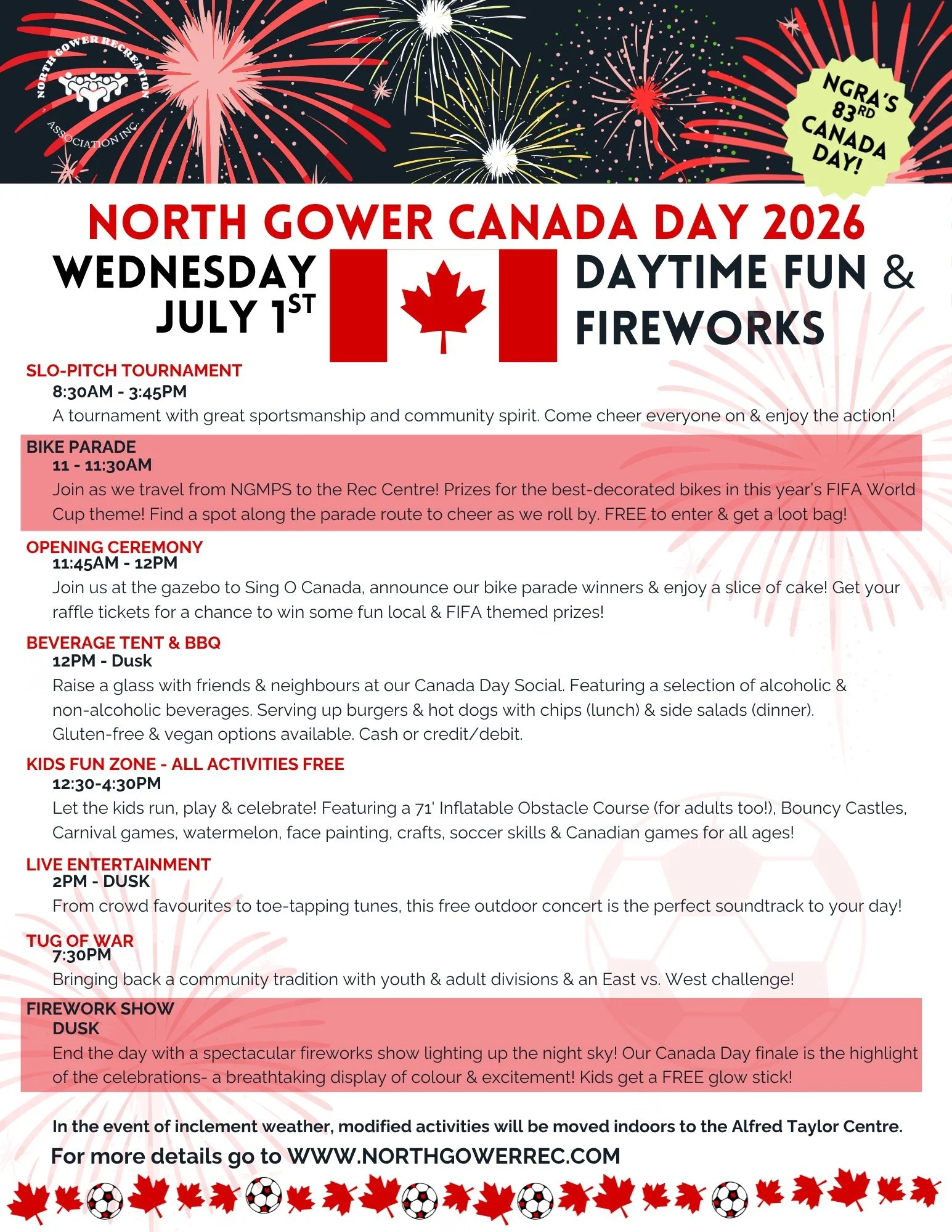 North Gower Canada Day 2026
