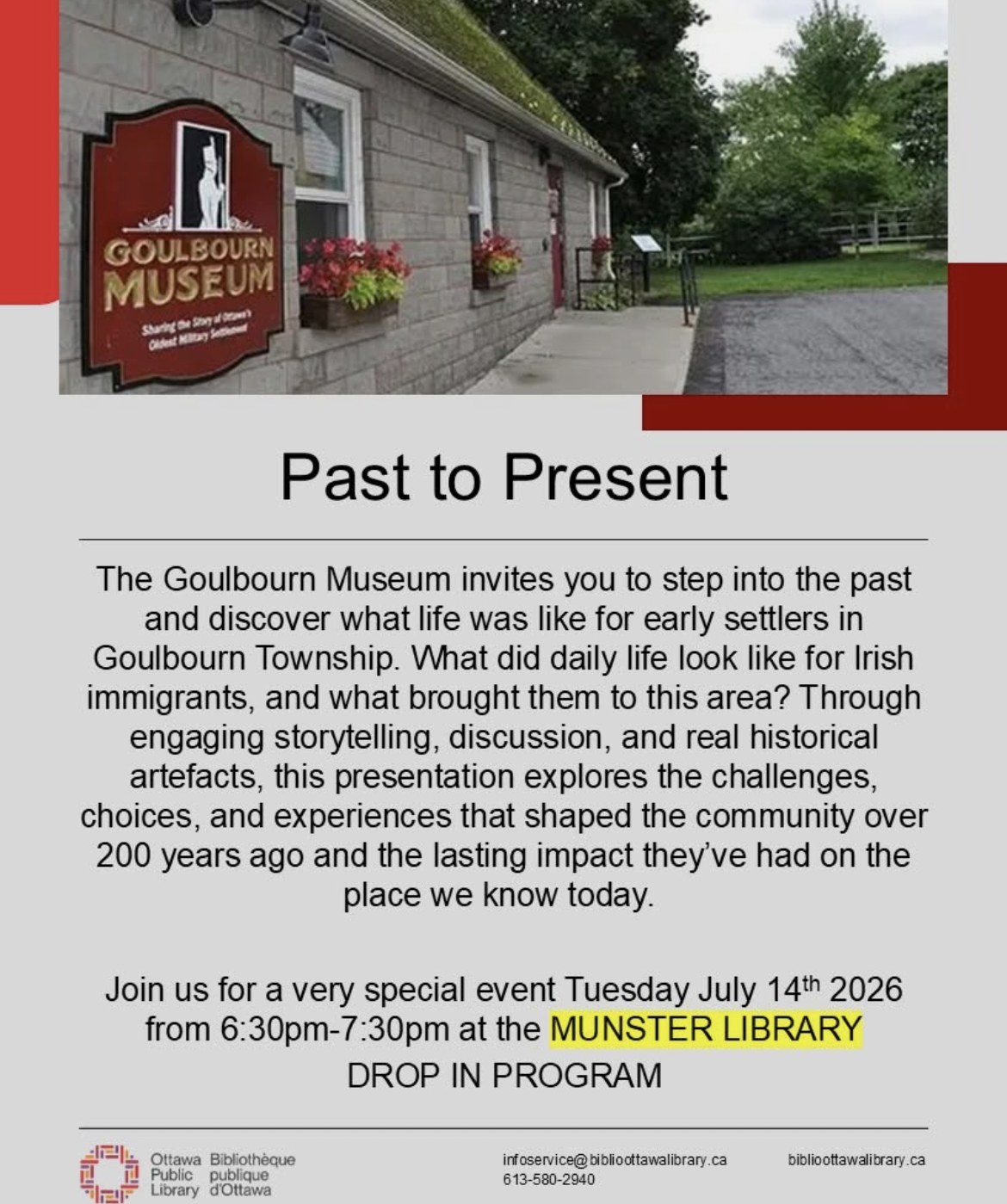 Past to Present by The Goulbourn Museum 