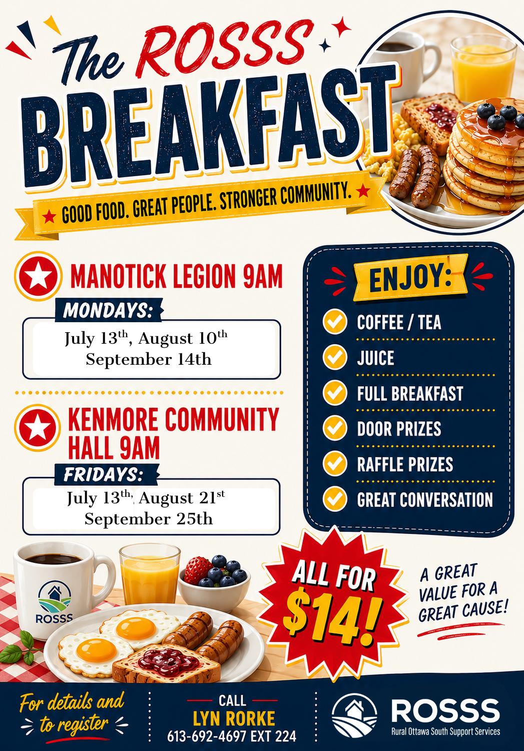 The ROSSS Breakfast