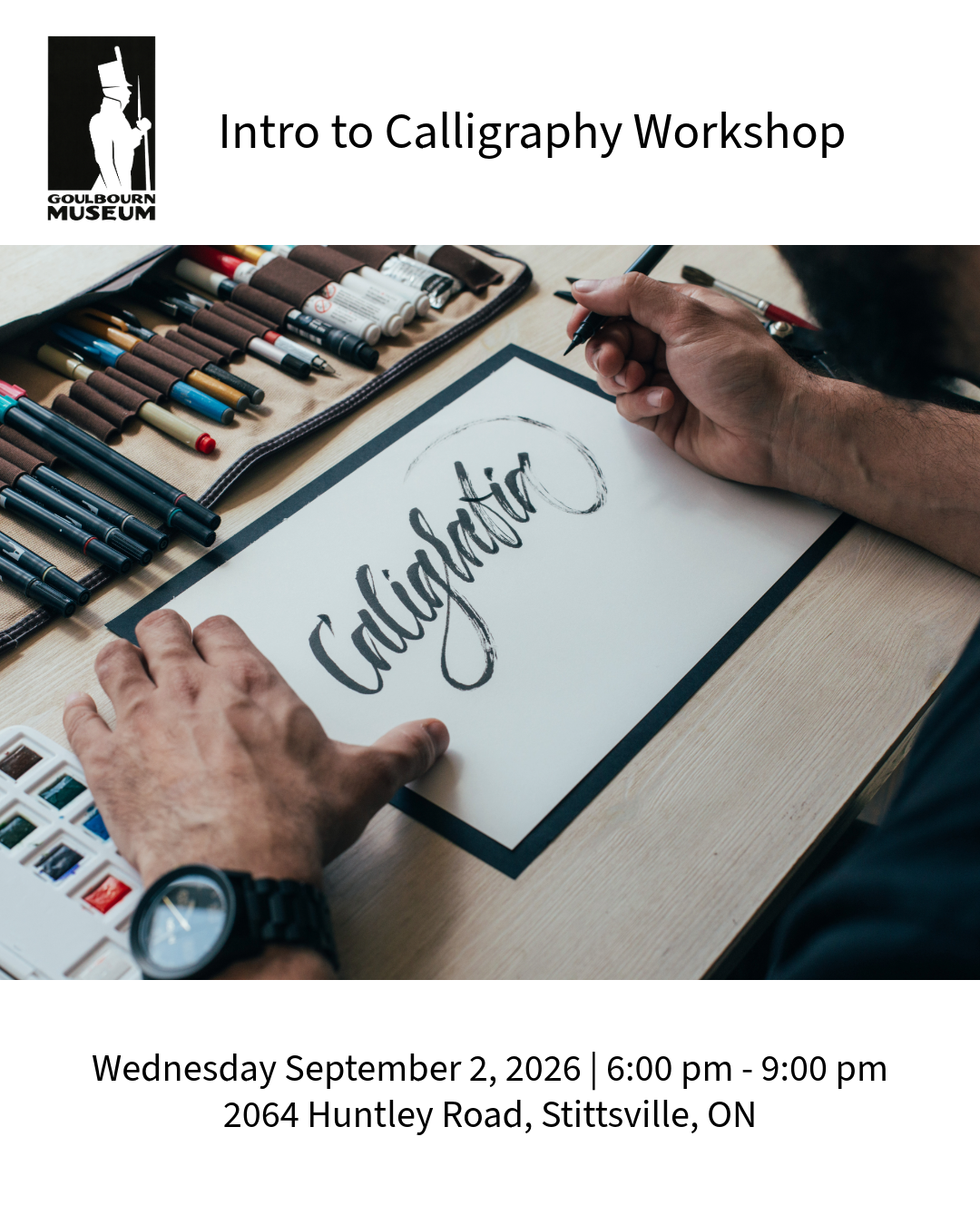 Intro to Calligraphy Adult Workshop 