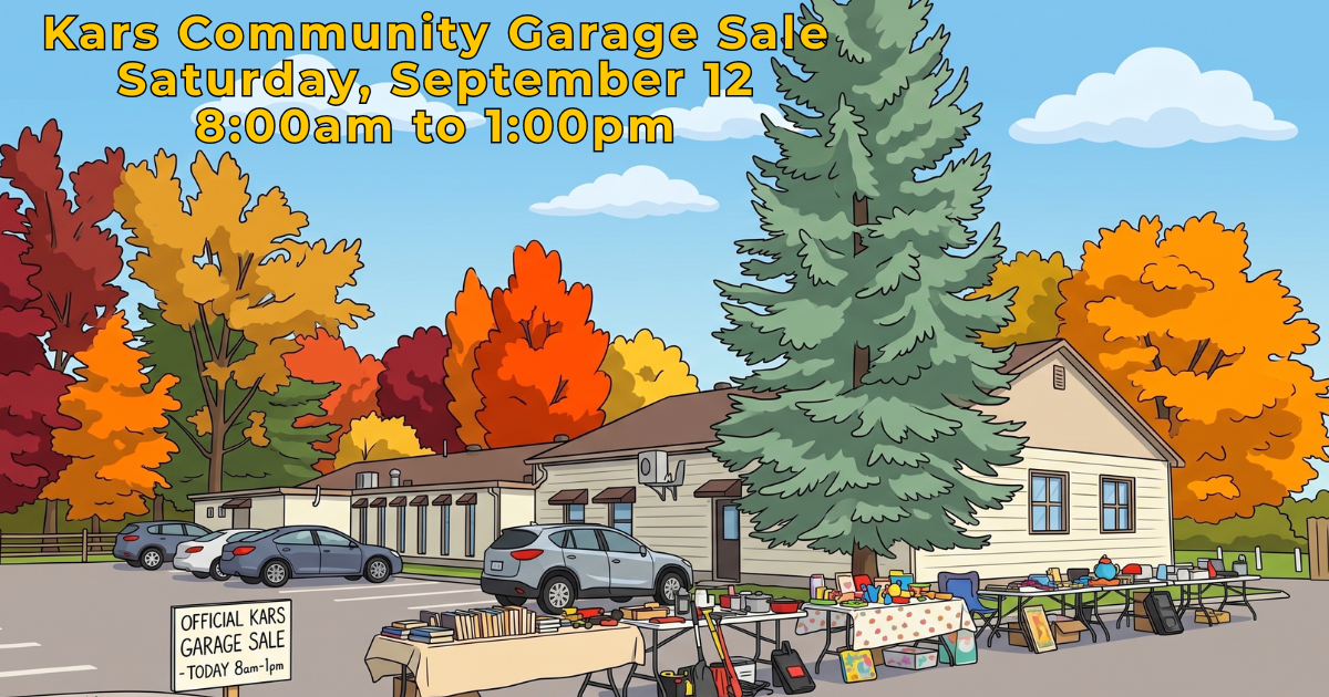 Kars Community Garage Sale