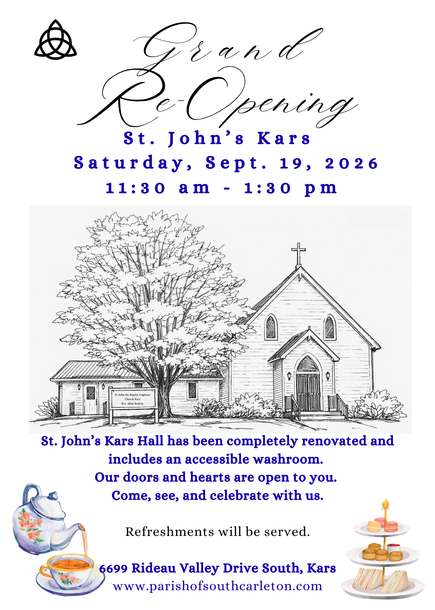 Grand Re-Opening St. John’s Kars