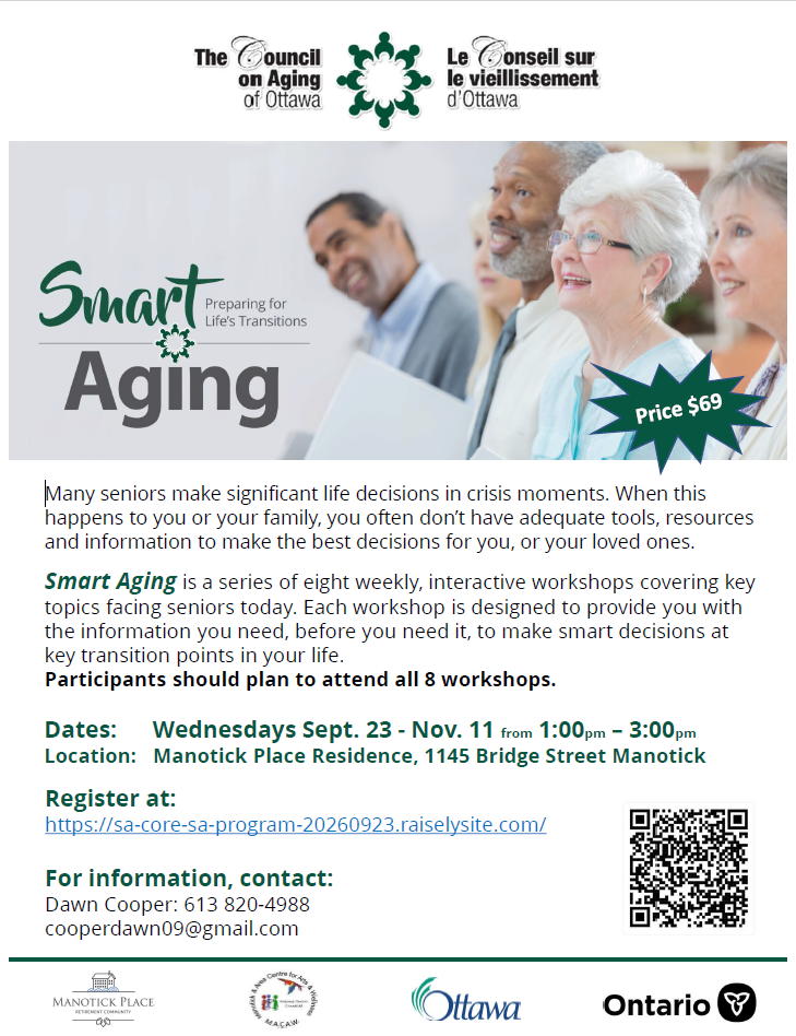 Smart Aging eight-week interactive workshop series
