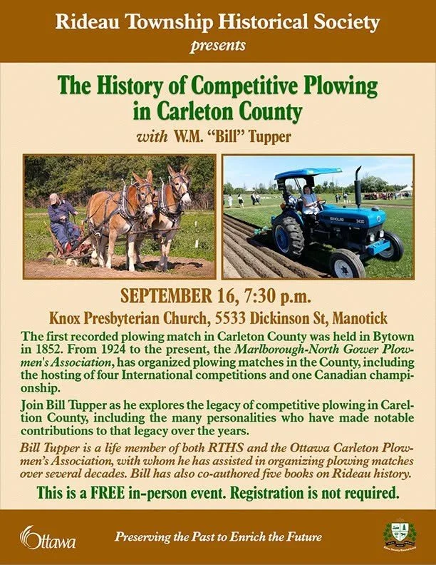 The History of Competitive Plowing in Carleton County