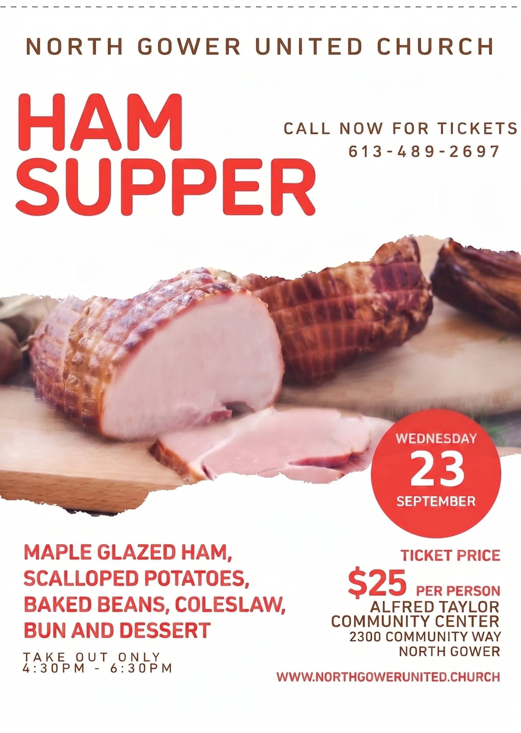 North Gower United Annual Ham Dinner