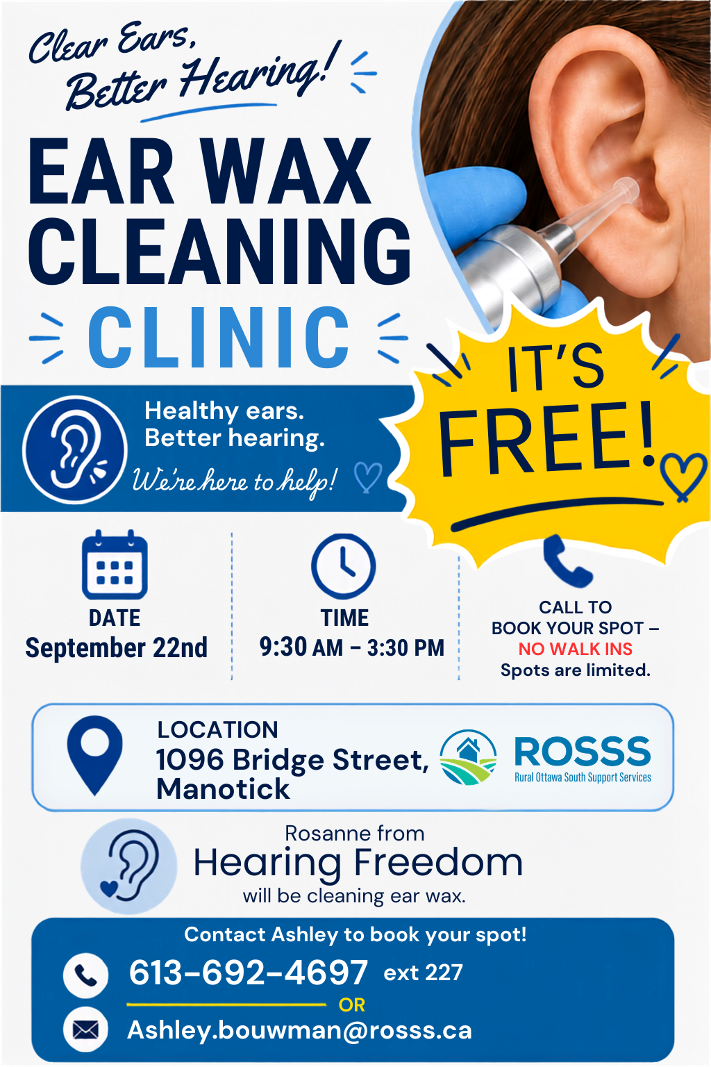 Ear Wax Cleaning Clinic