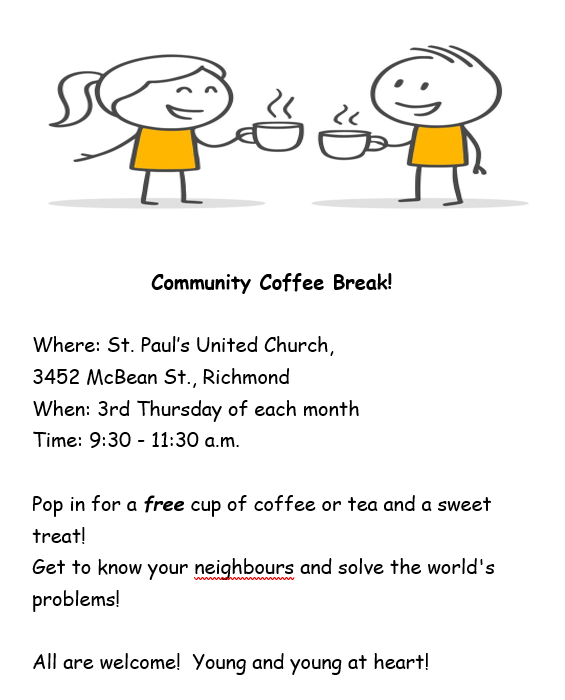 St. Paul’s United Church Community Coffee Bread