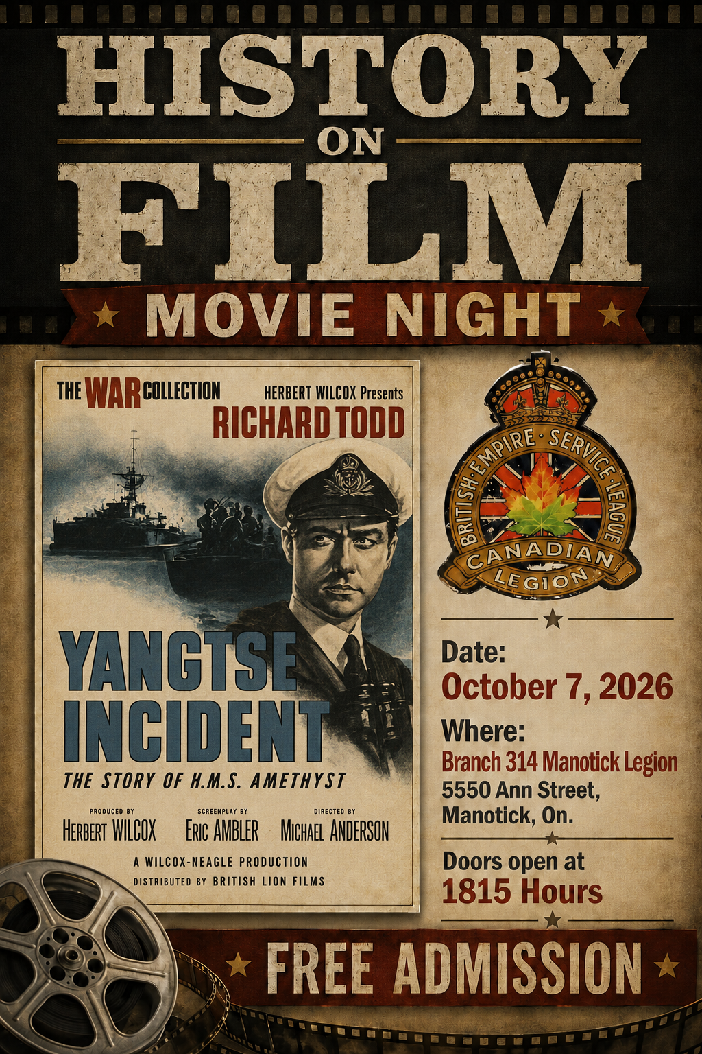 History on Film - Yangtse Incident