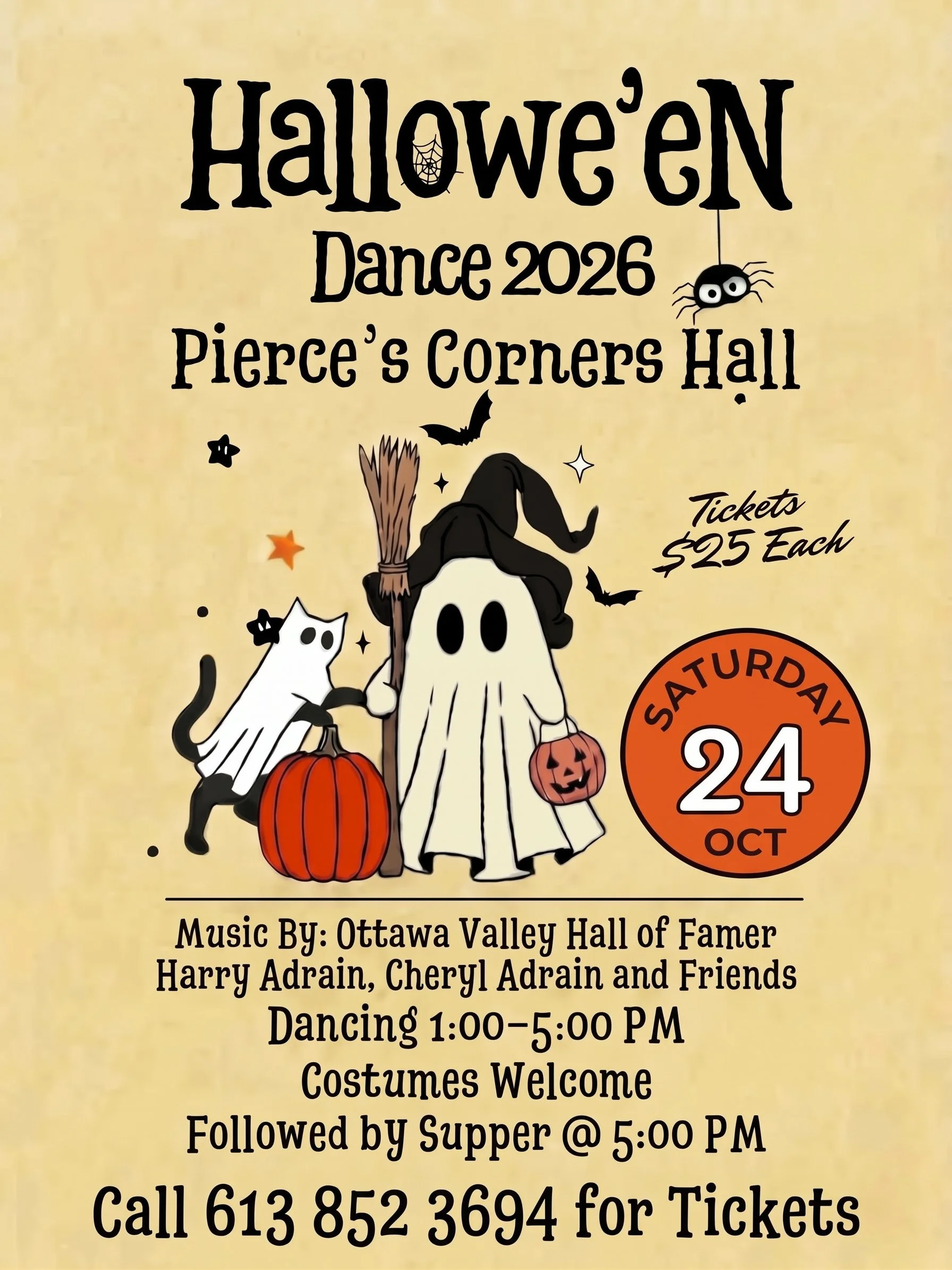 Pierce’s Corners Halloween Dance &amp; Dinner 