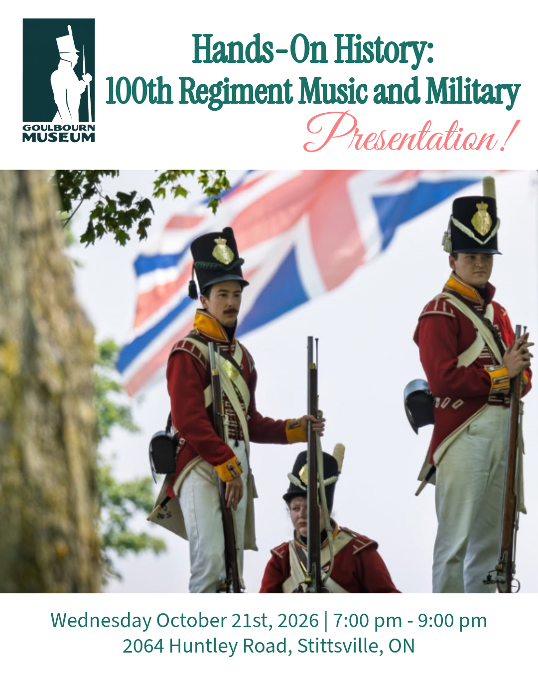 Hands-On History - 100th Regiment Music and Military Presentation