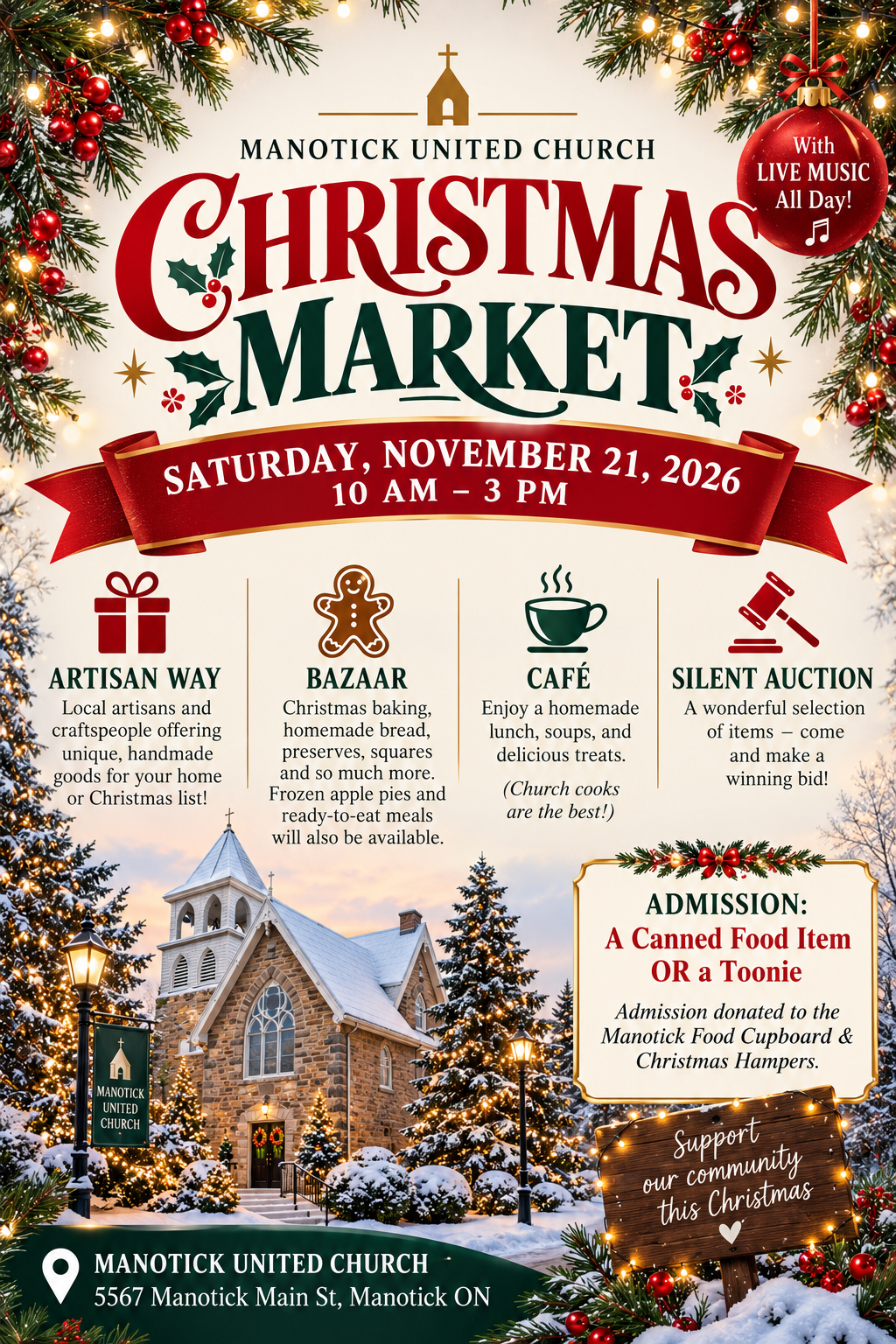 Manotick United Church Christmas Market