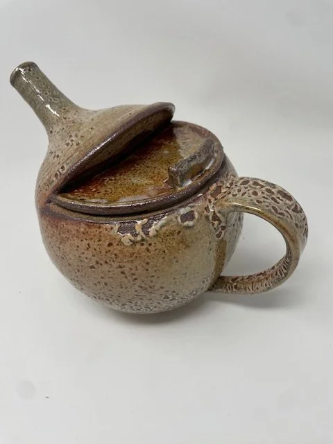 Space Dish Teapot.Stoneware.9x8.$300.SGold.jpeg