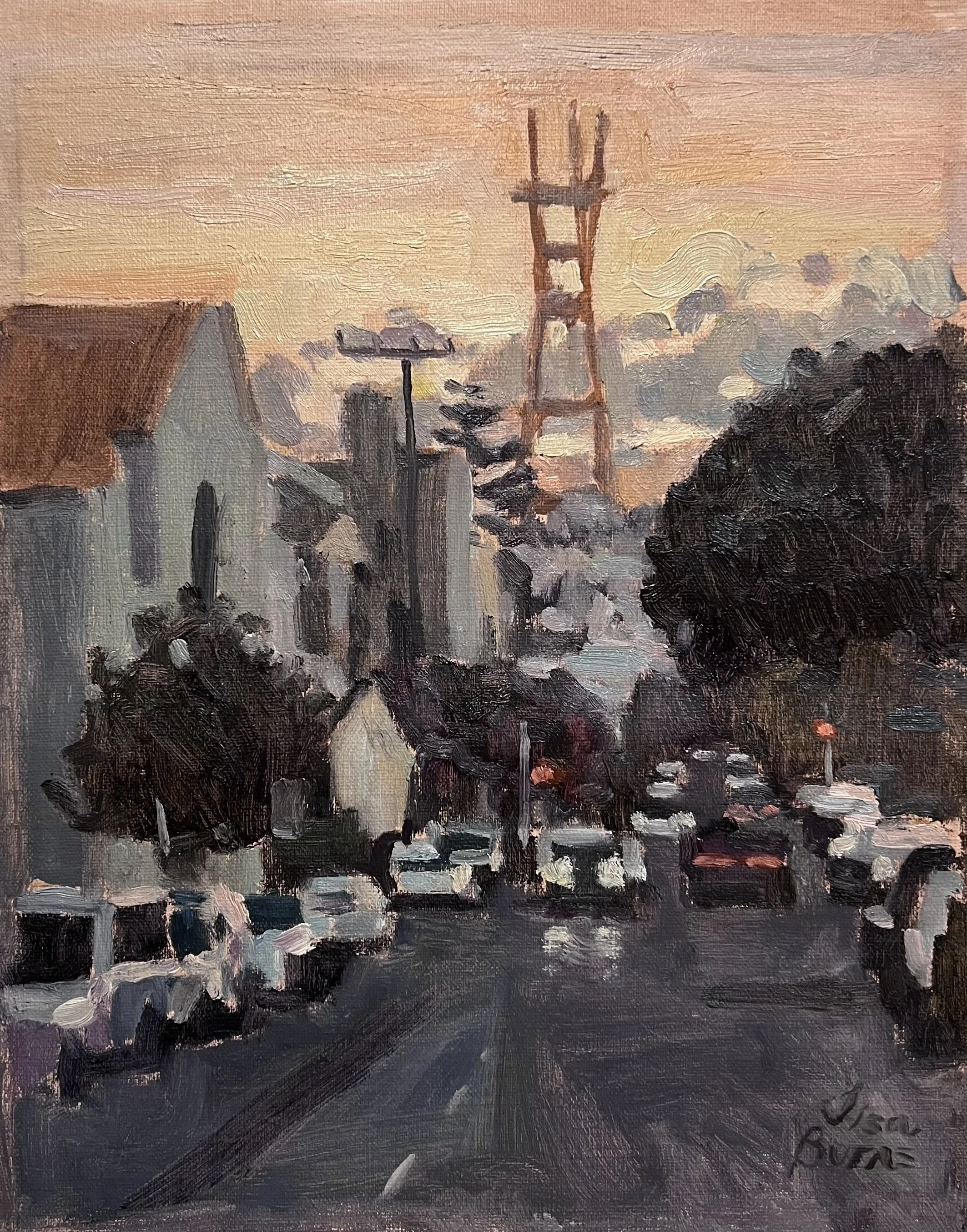 ‘Sutro Tower Sunset'