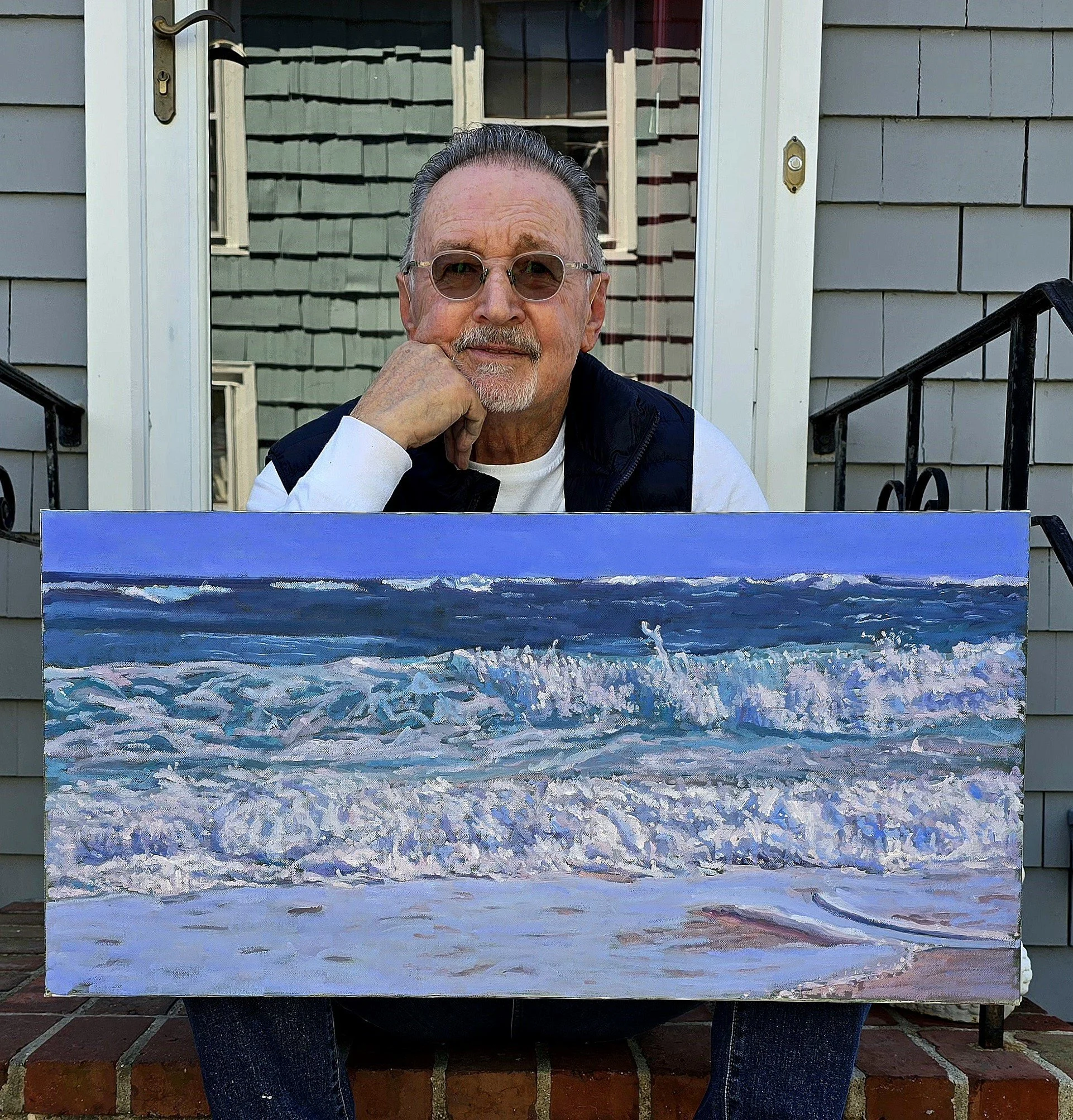 15x30 Thinking about The Beach.jpg