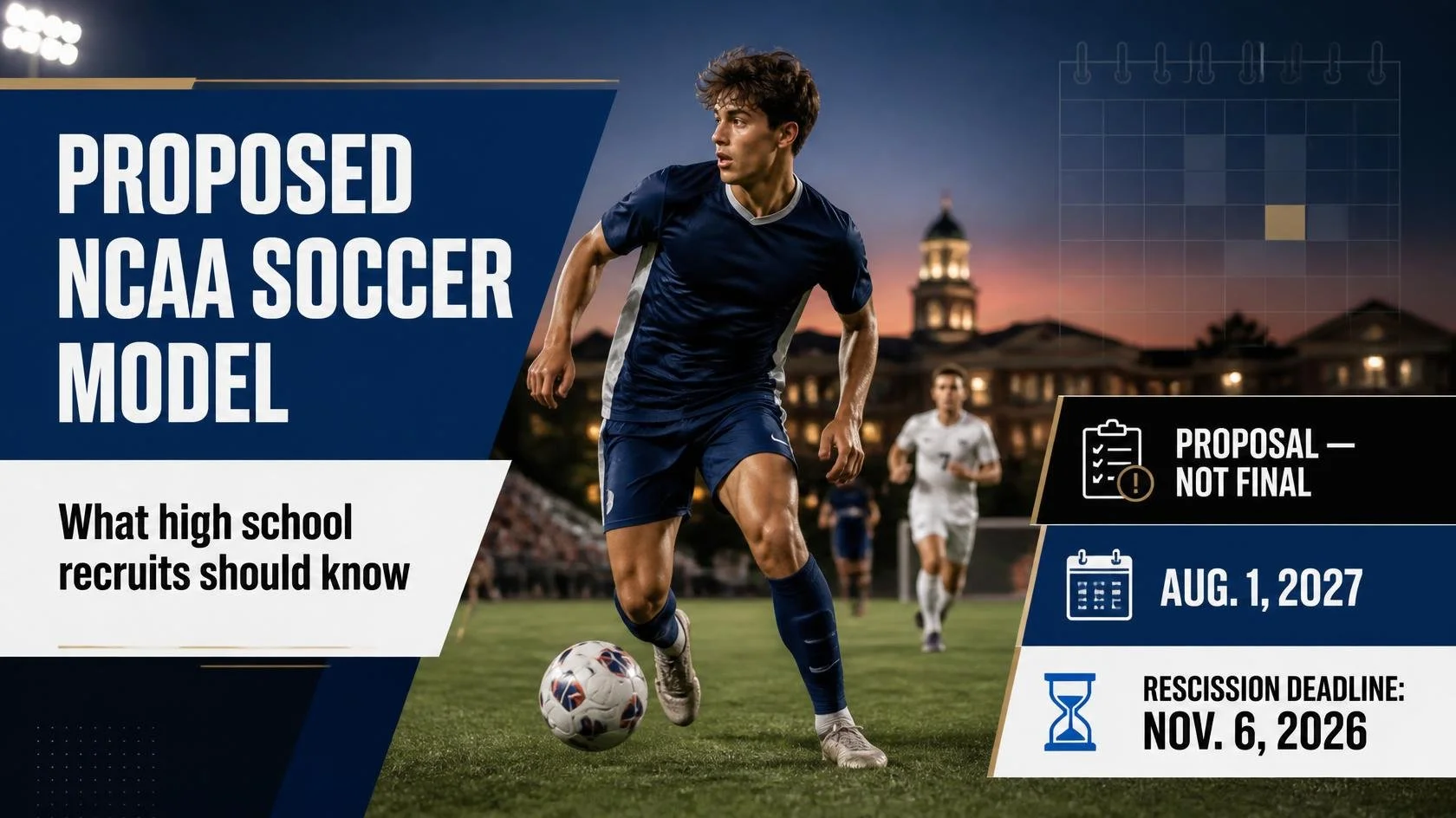 NCAA Men’s Soccer Changes Could Create New Recruiting Opportunities in 2027