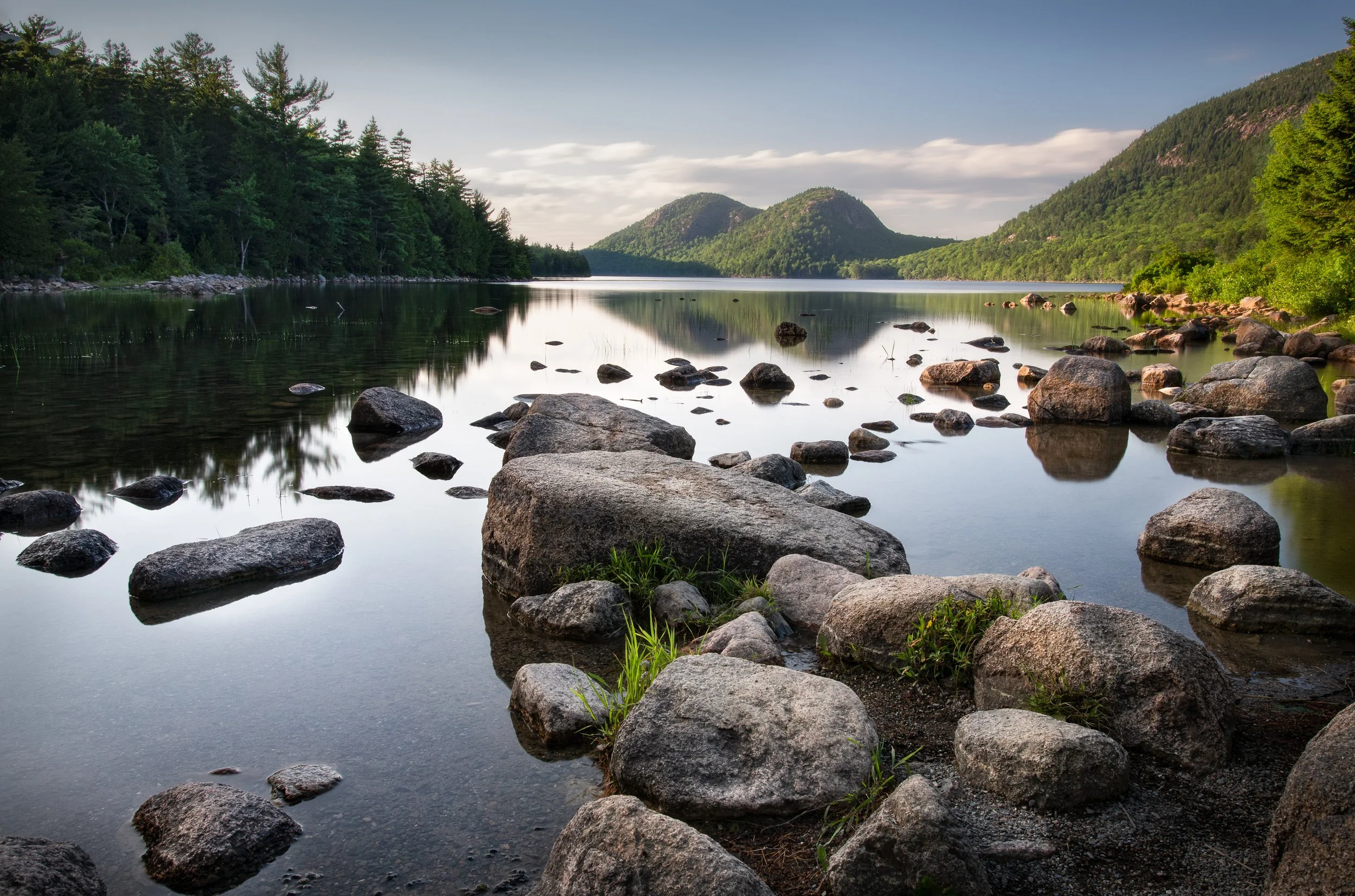 Still Water at Jordan Pond
