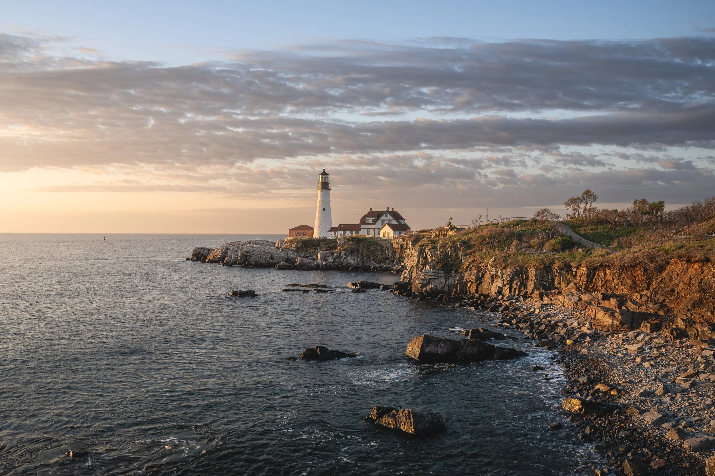 Sunrise at Portland Head Light 2
