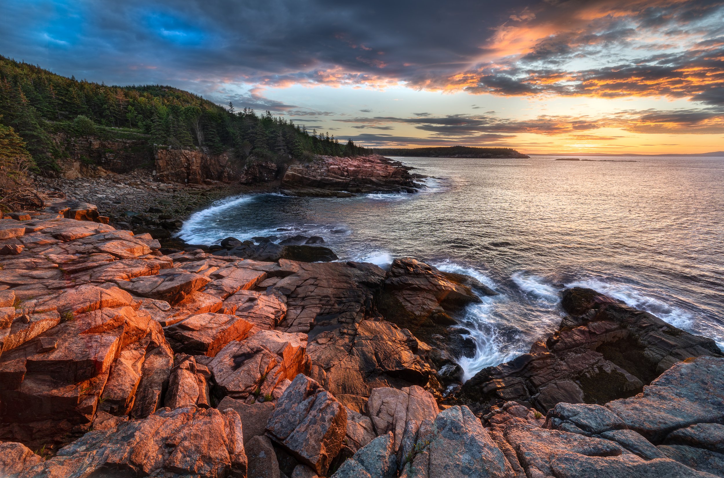 Sunrise on the Granite Coast
