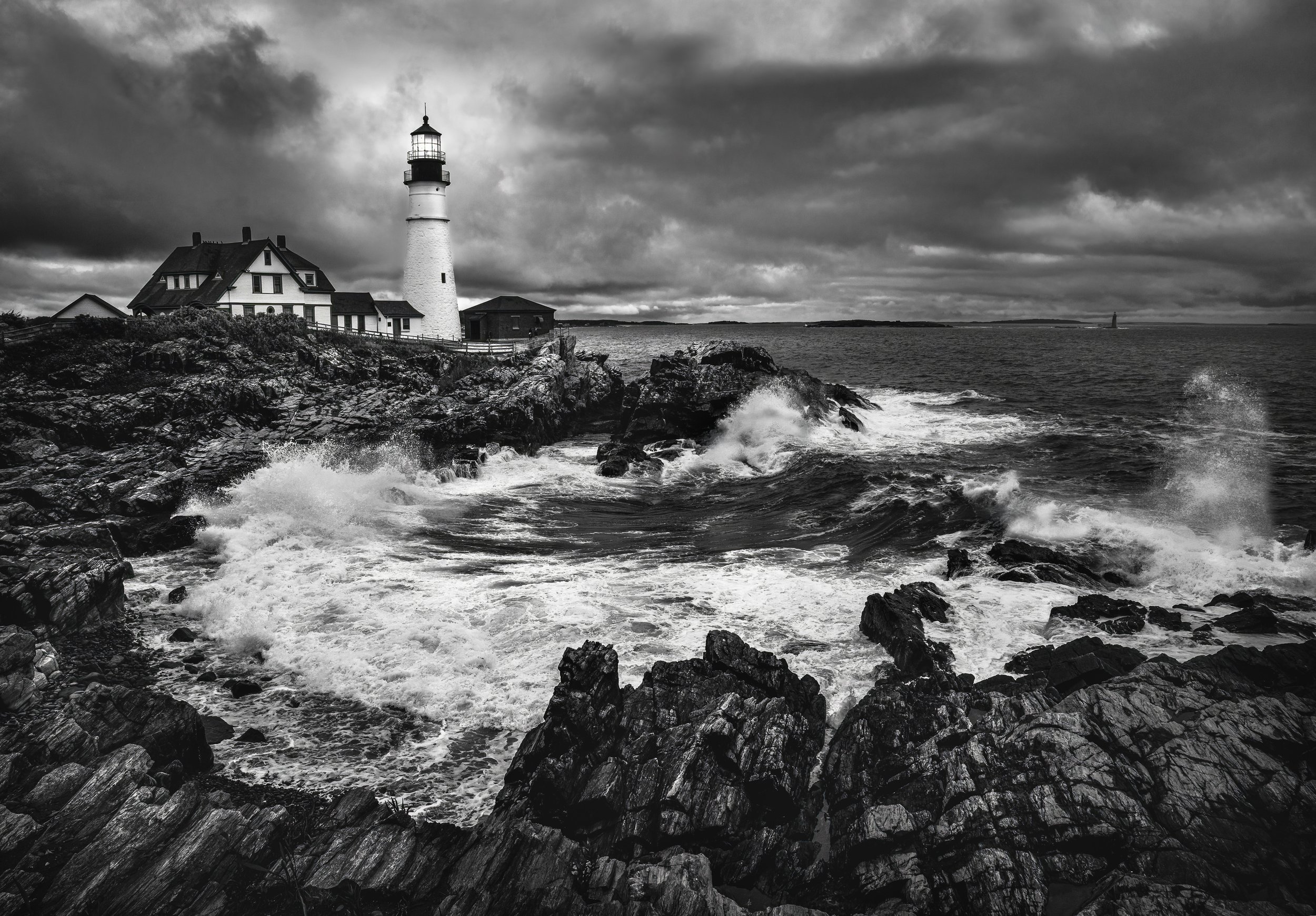 Against the Storm in Black and White