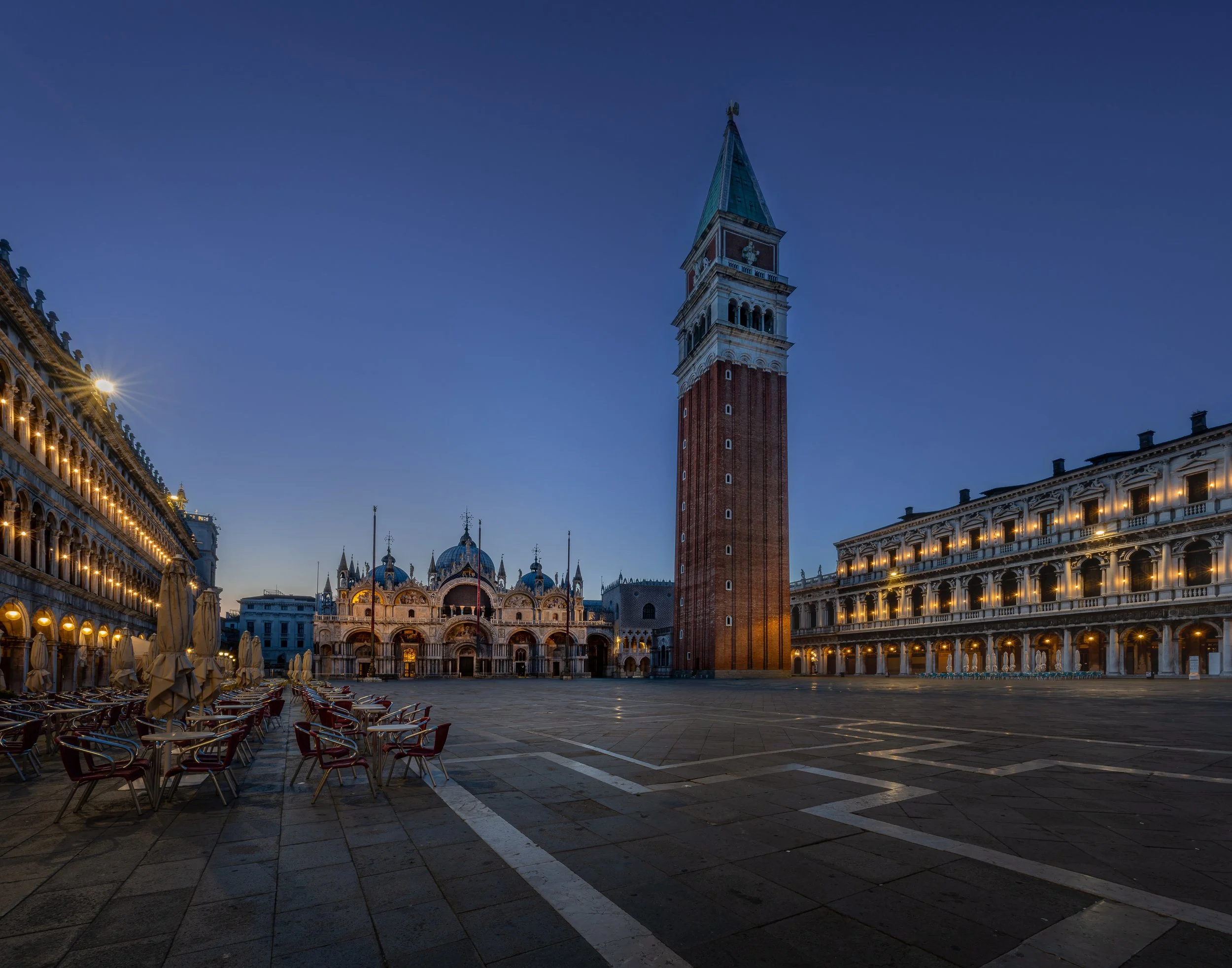 Blue Hour in Piazza San Marco