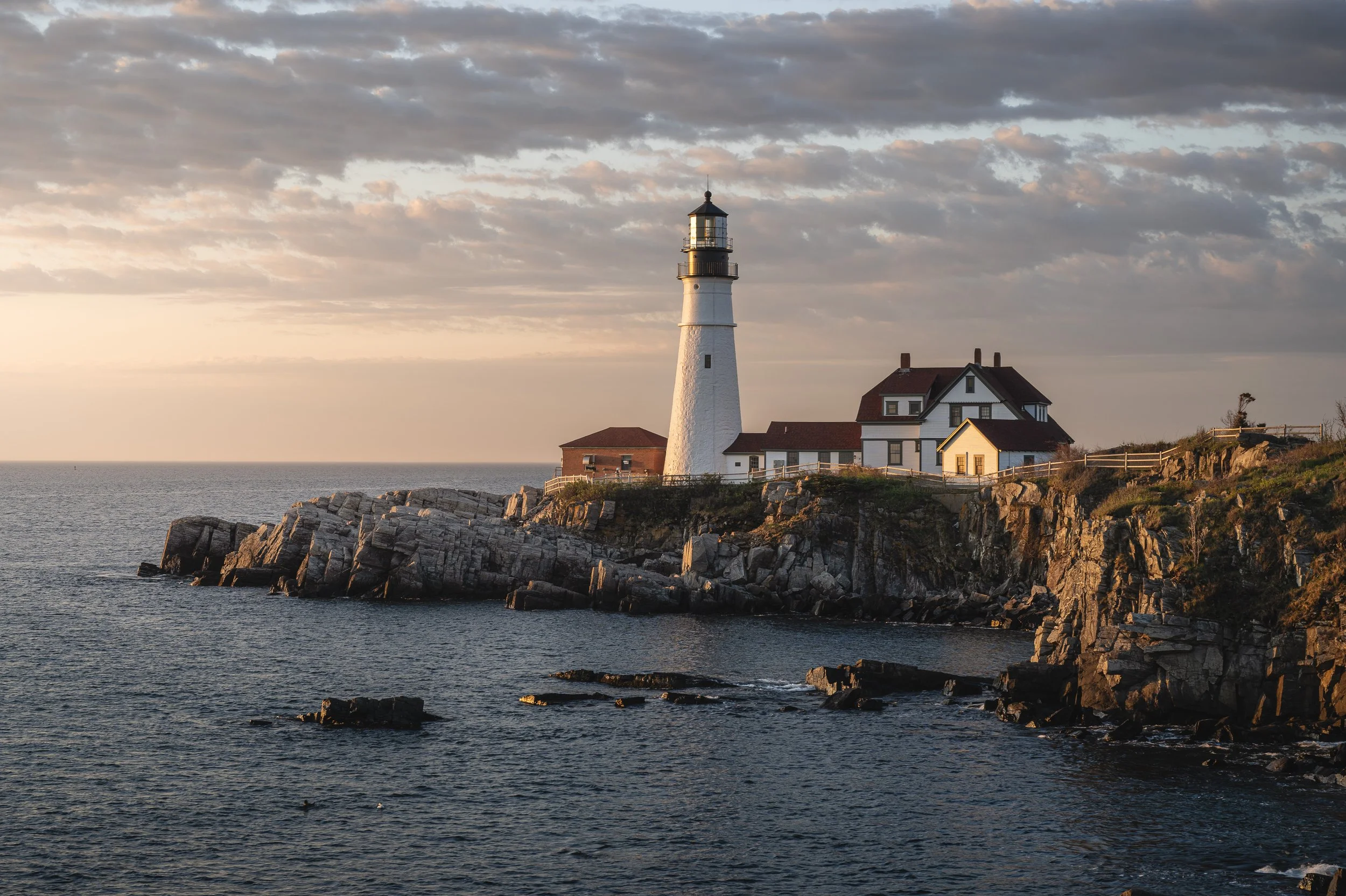 Sunrise at Portland Head Light 1