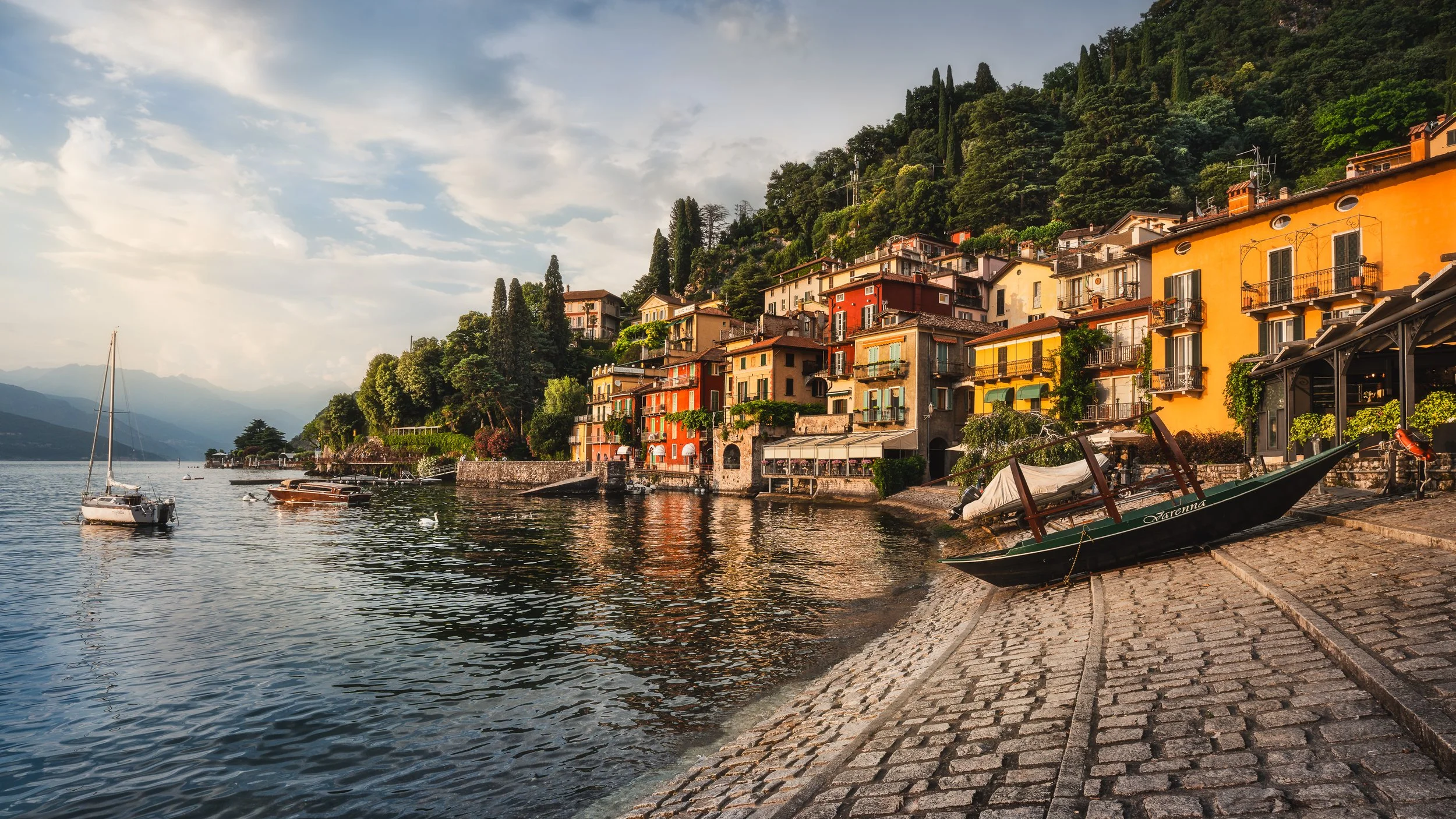 Golden Hour on Lake Como