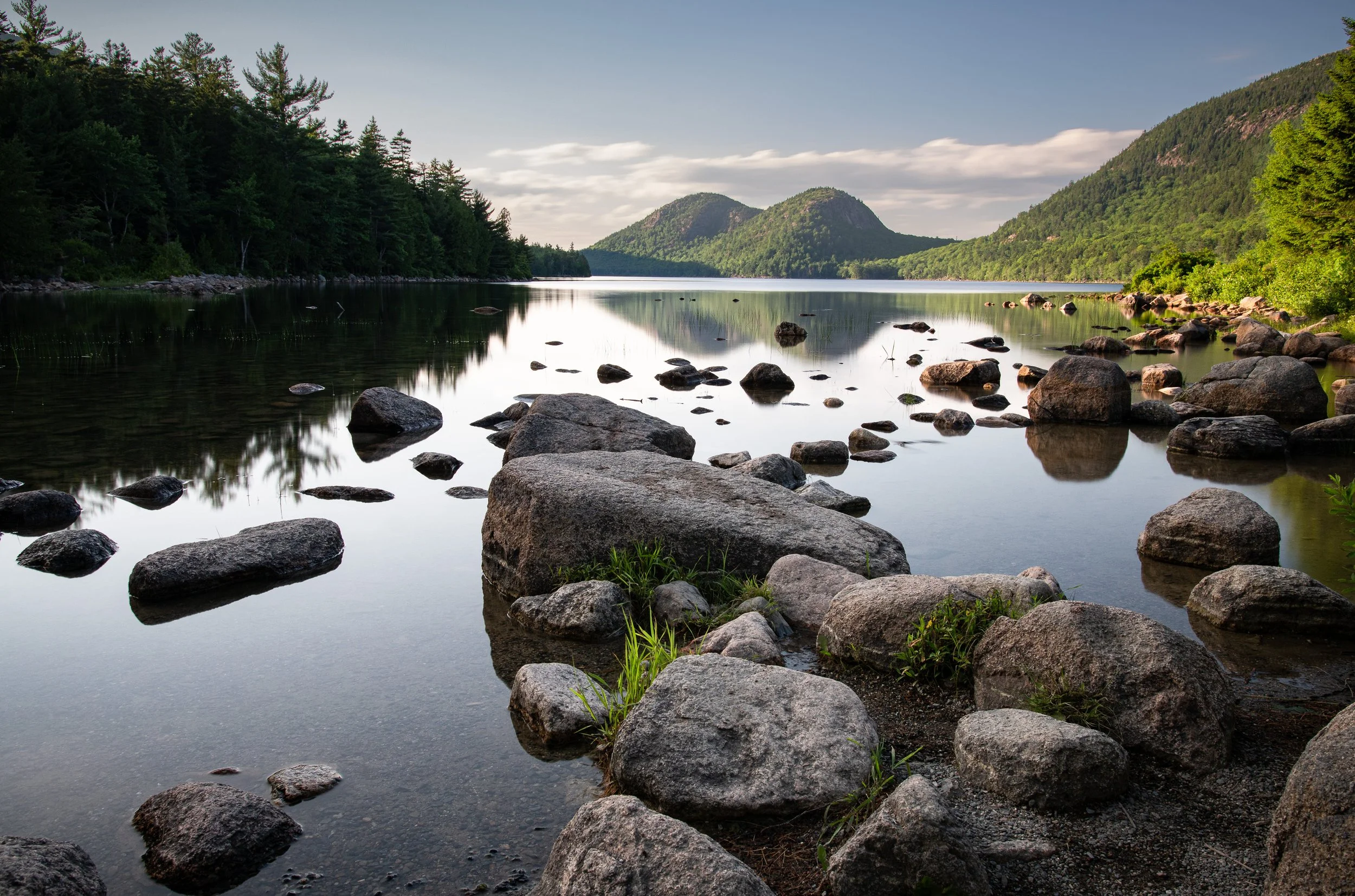 Evening Calm at Jordan Pond
