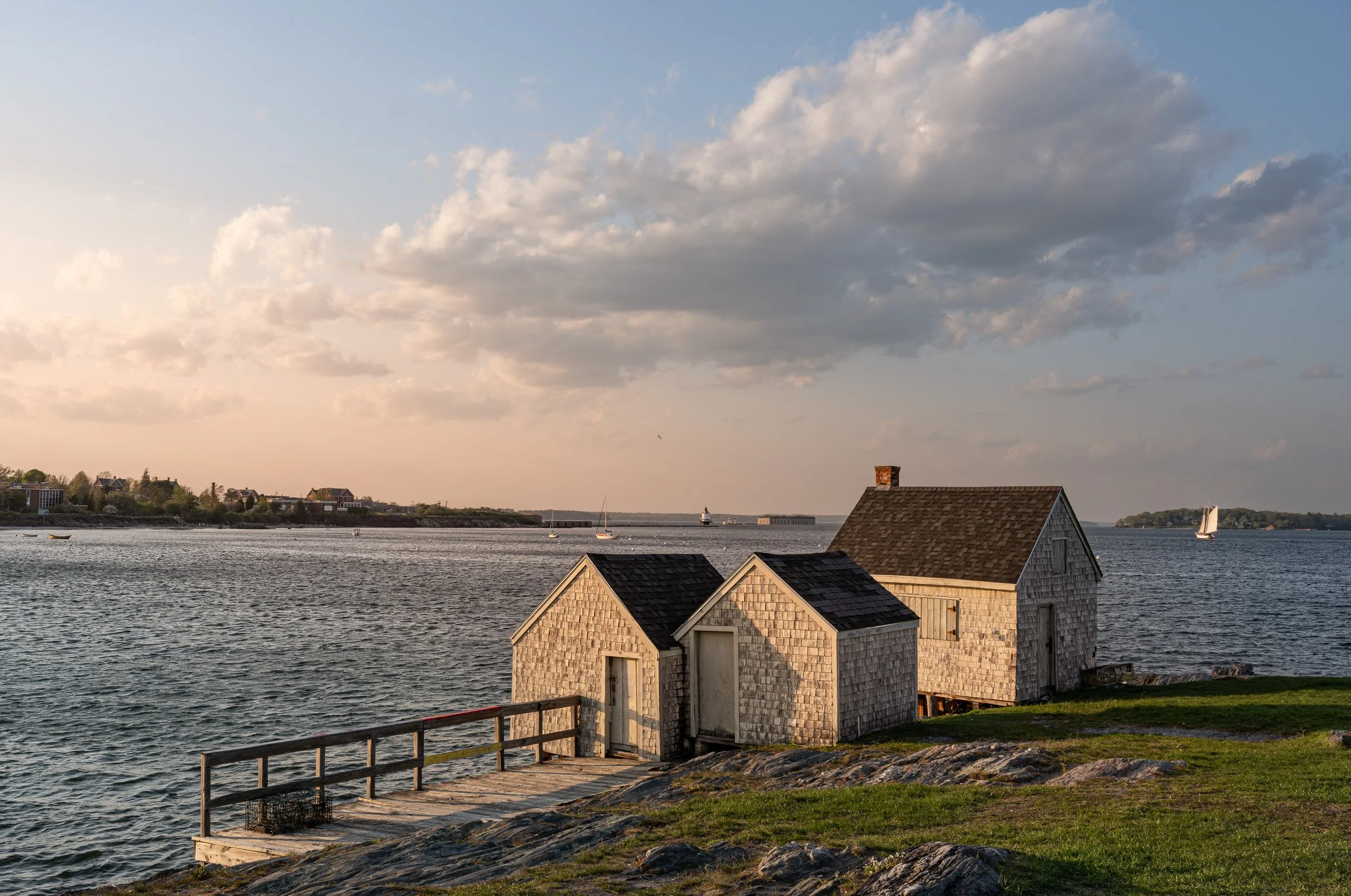 Golden Hour at Willard Beach