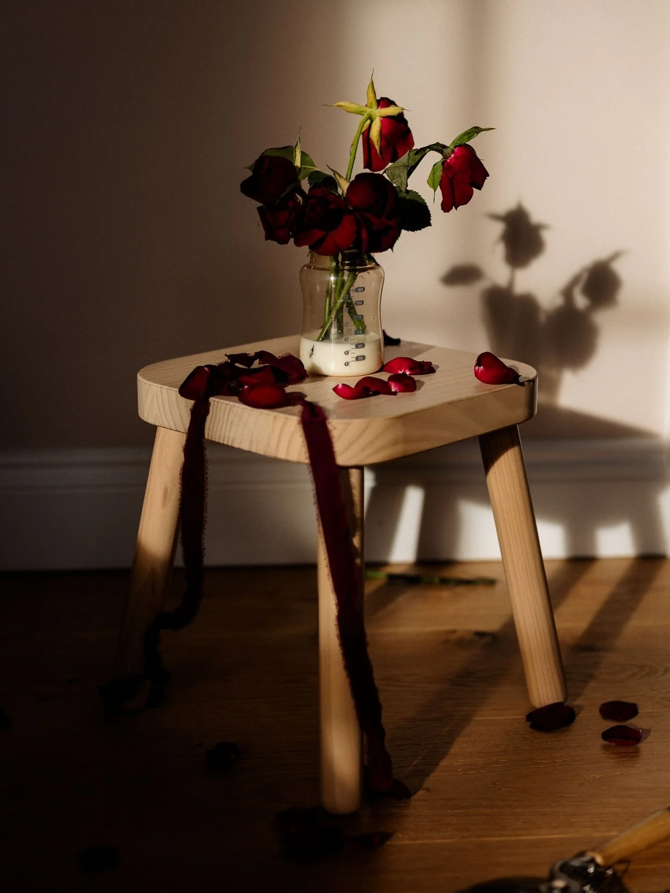 Imagine: @wearetheemmas takeover part three

The Last of the Milk - this idea came to me in a moment. A rose fell apart in my hands and prompted the thought &lsquo;imagine if I was this rose? I made these images quickly, letting the ideas come instin