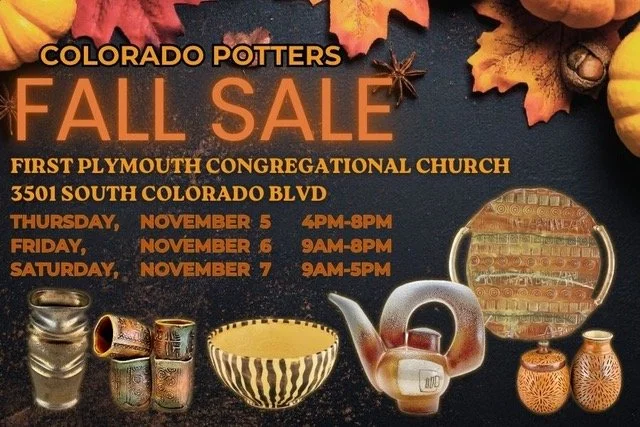 Colorado Potters Fall 2026 Pottery Sale