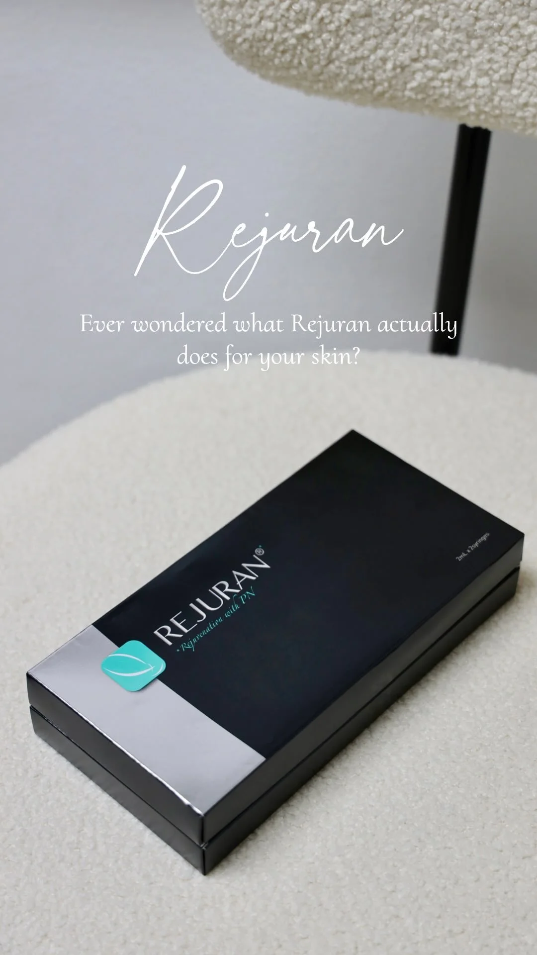 Rejuran is an injectable skin treatment made from polynucleotides, naturally derived molecules that help support skin repair at a cellular level.
It’s often used to improve skin texture, hydration, and overall skin quality over time by helping