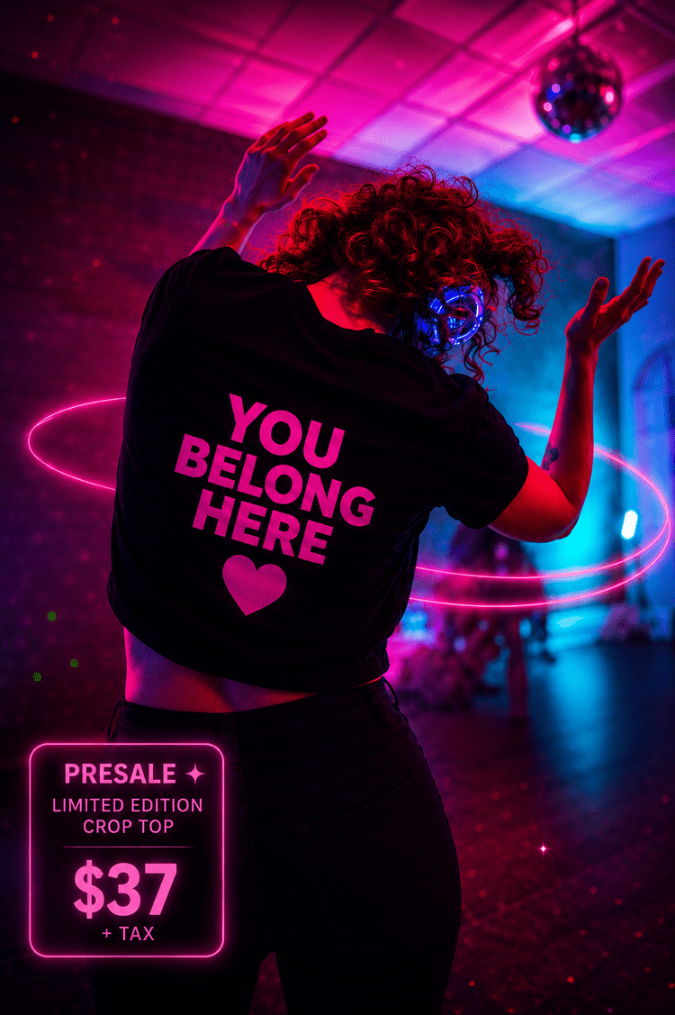 You Belong Here limited-edition KUUMA crop top