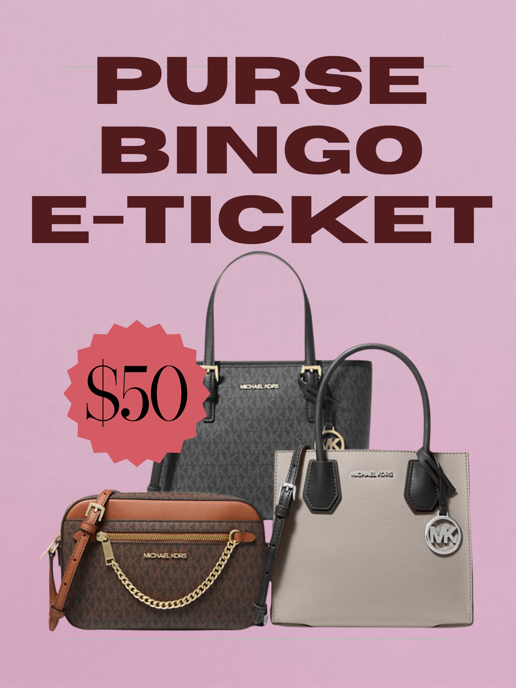 Purse Bingo Entrance Ticket