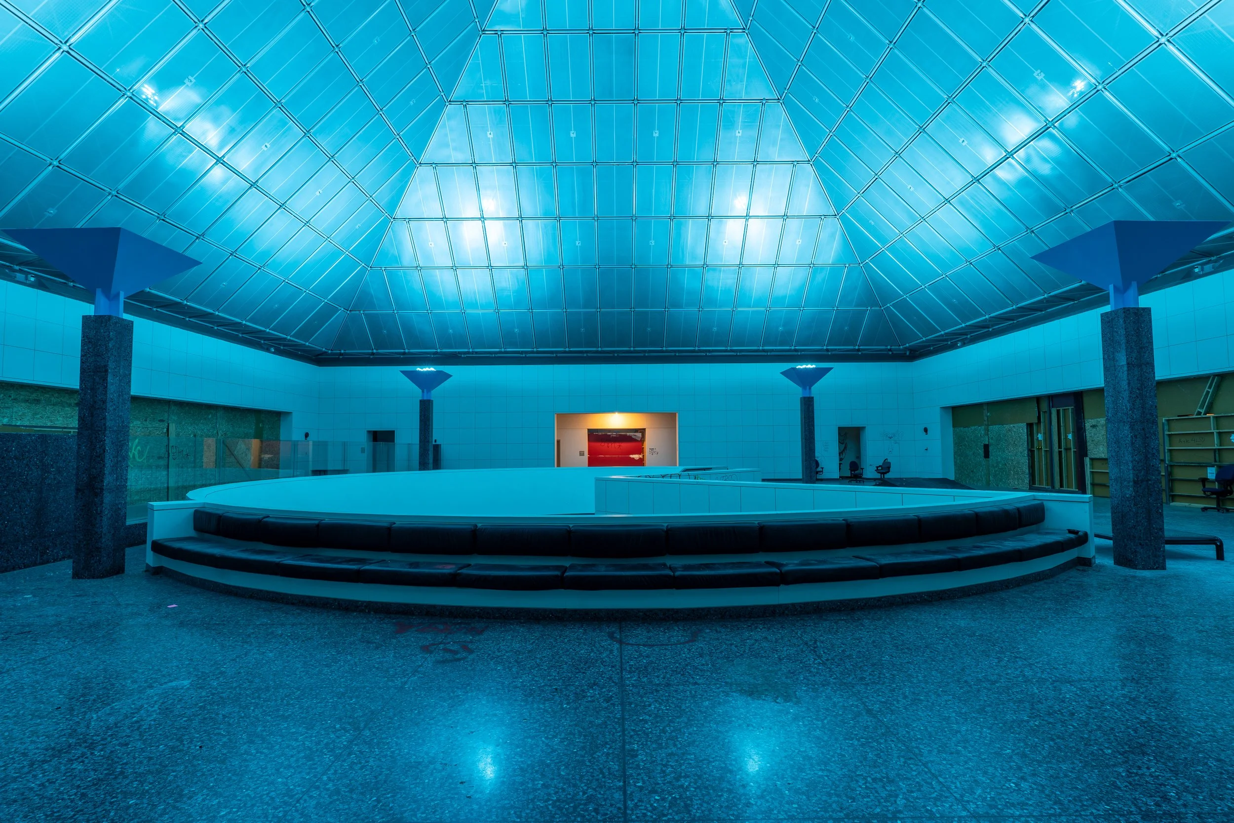Blue Pyramid. IBM Somers, NY