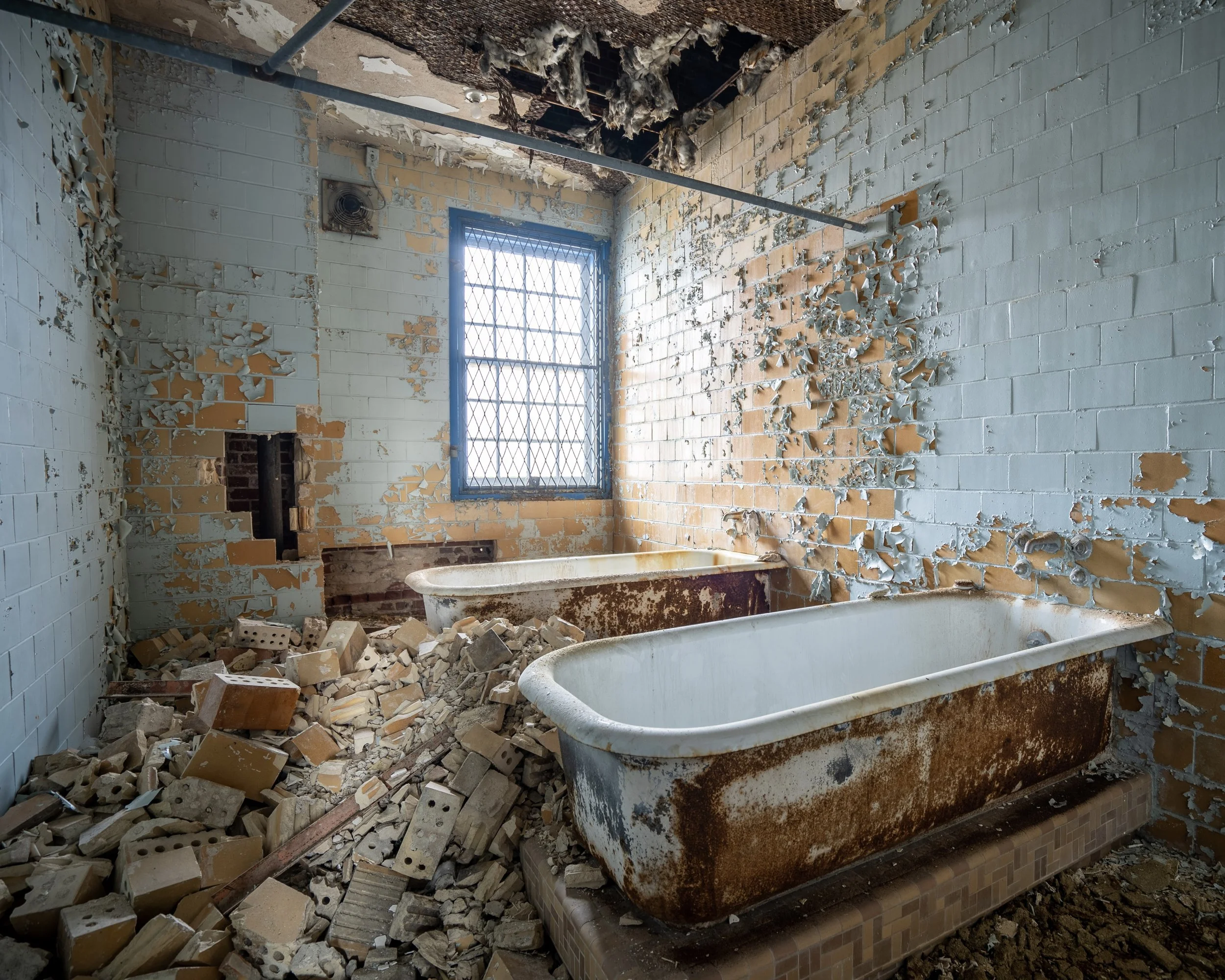 Hydrotherapy Tubs. State Hospital, Undisclosed