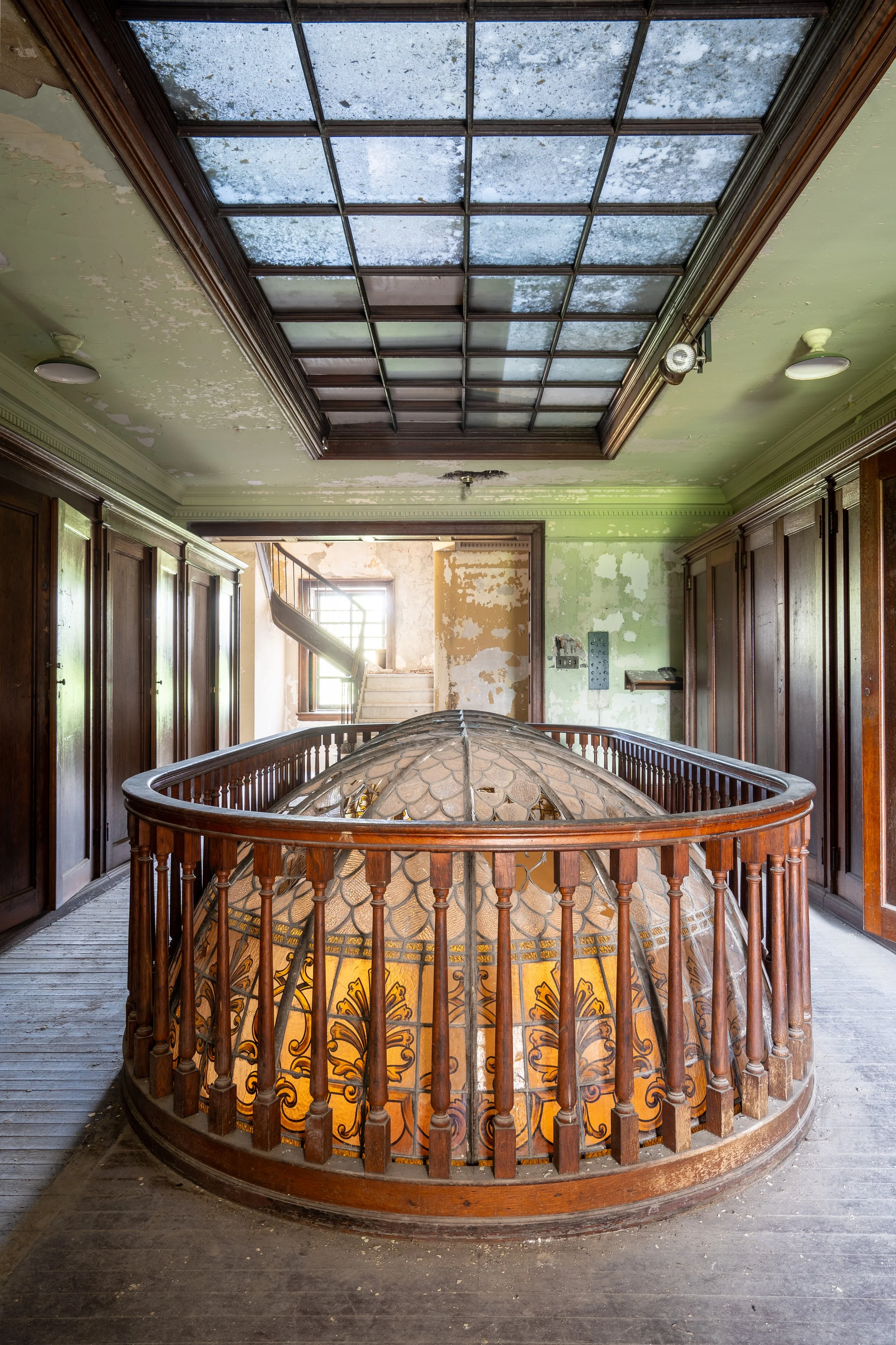 Decorative Skylight. Lynnewood Hall, PA