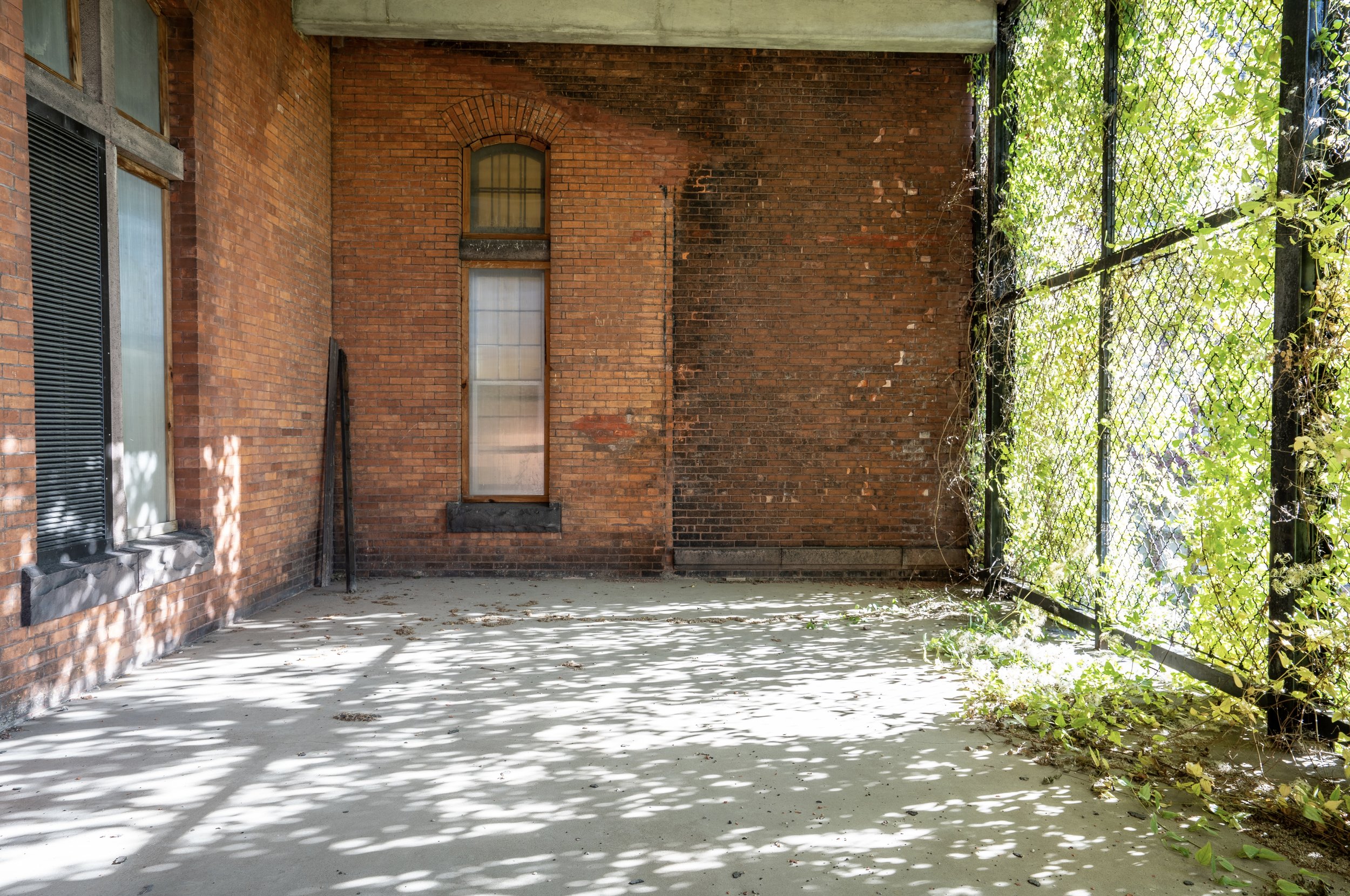 Patient Porch. Buffalo State Hospital, NY
