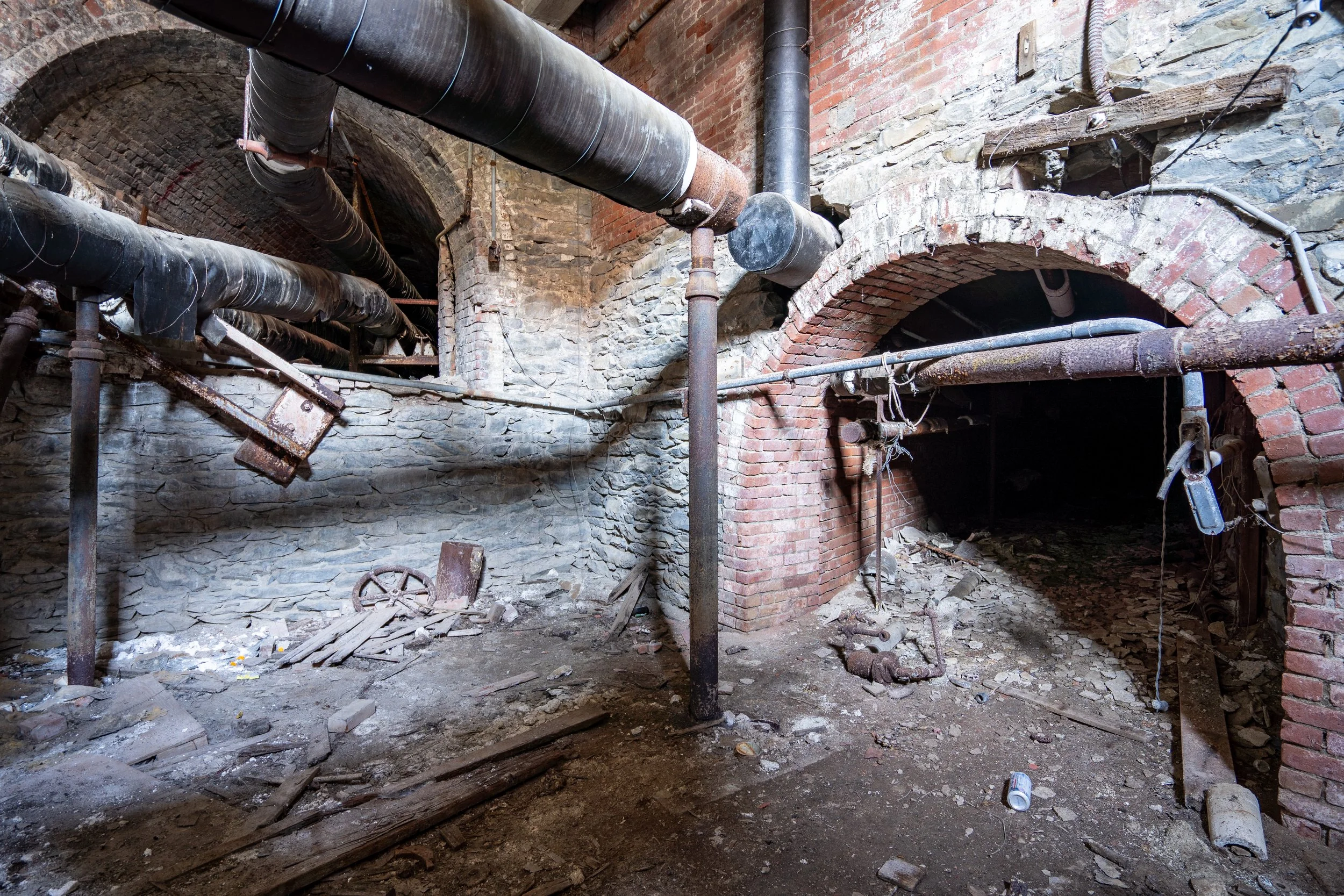 Tunnel Junction. Hudson River State Hospital, NY