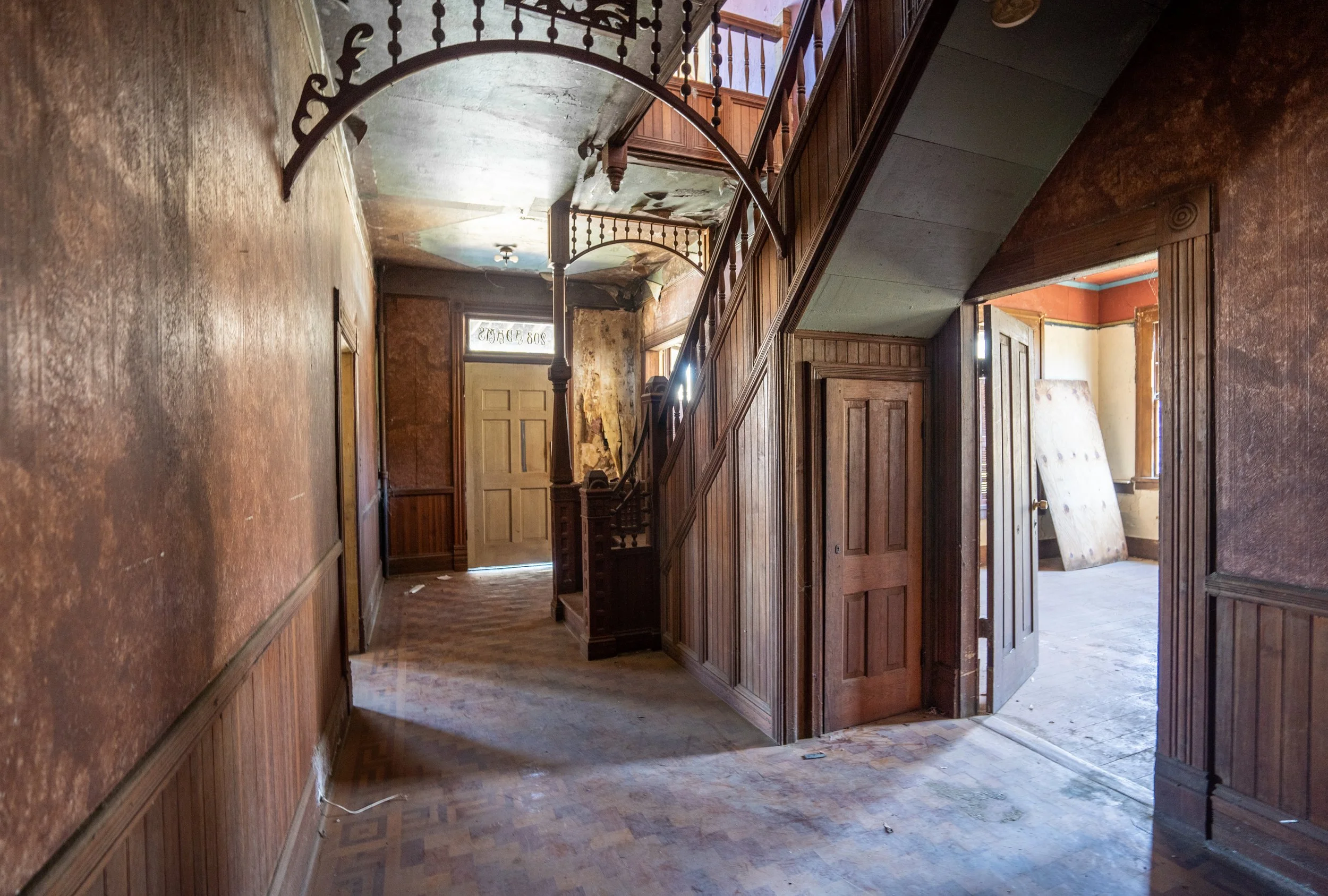 Grand Entryway. Abandoned Mansion, Undisclosed