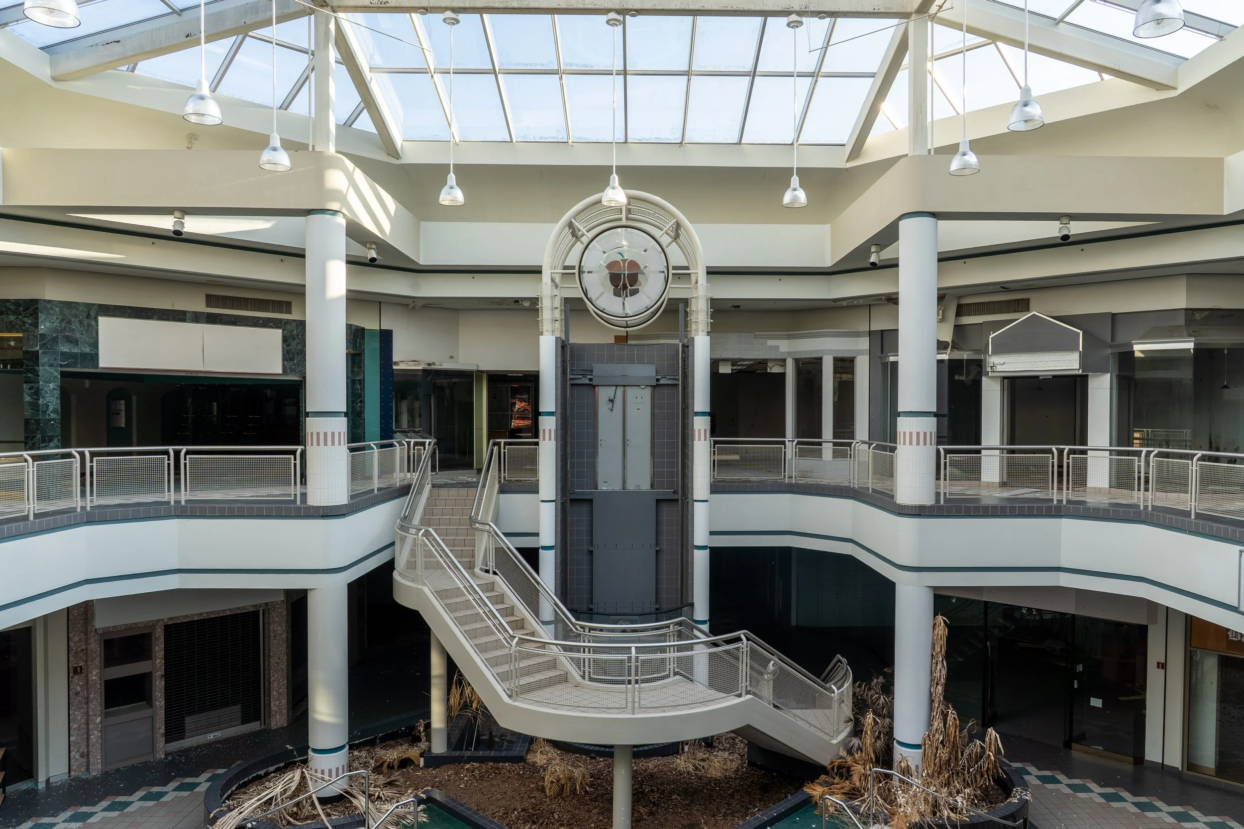 Center Elevator. Abandoned Mall, Undisclosed