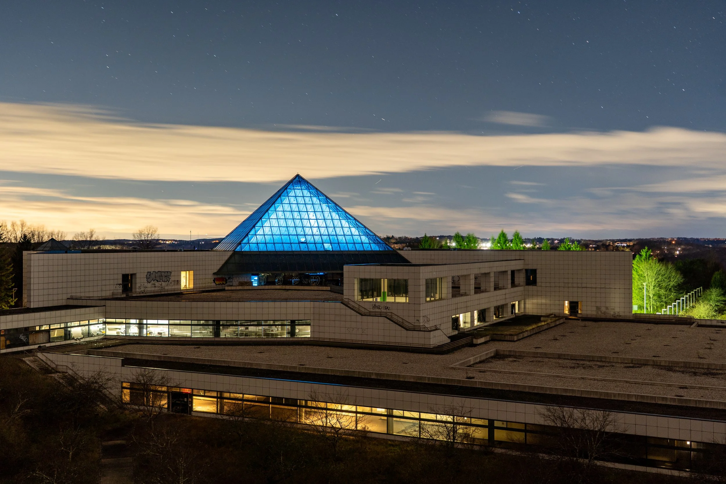 Blue Pyramid. IBM Somers, NY
