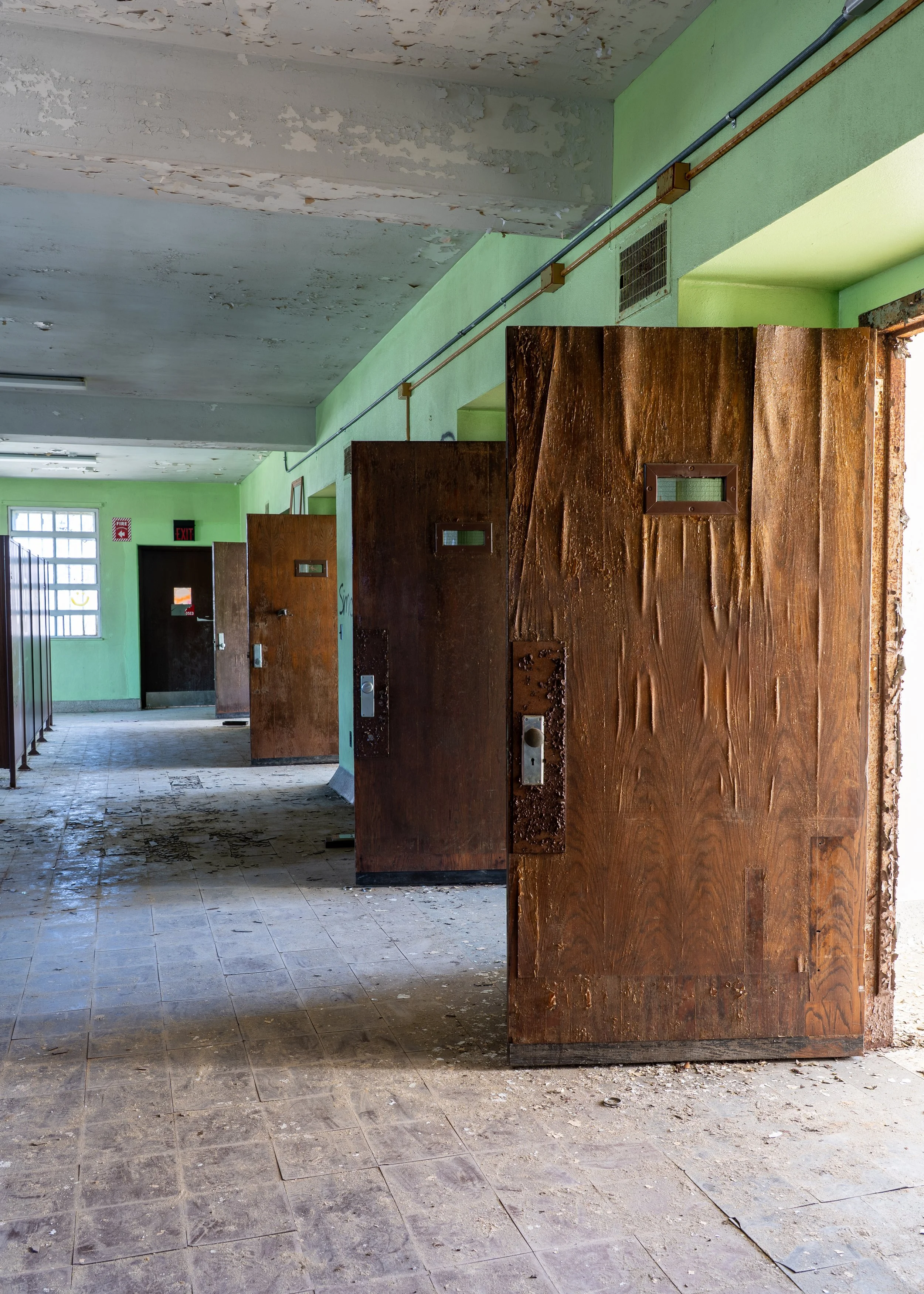 Patient Ward Hallway. Fairfield Hills State Hospital, CT
